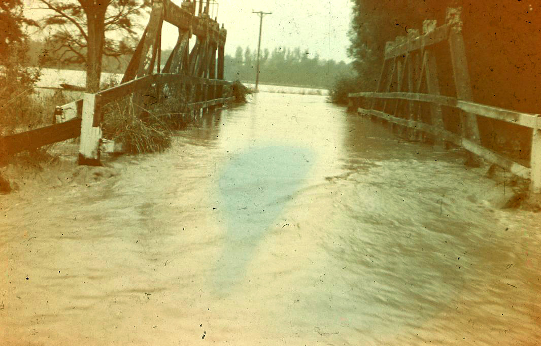 Flooded Bridge; ca 1965