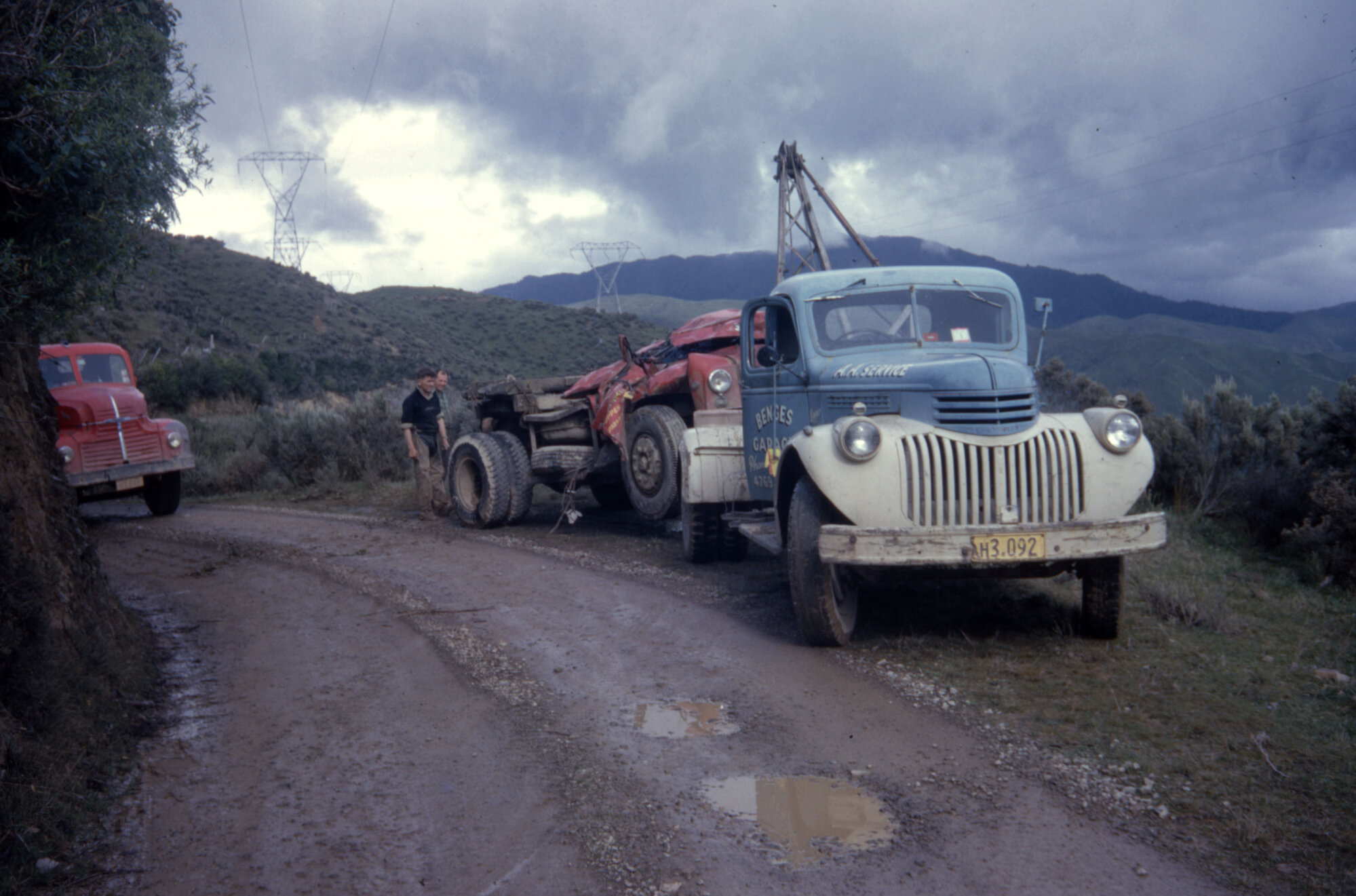 Benges Garage; Tow Wagon, ca. 1960s