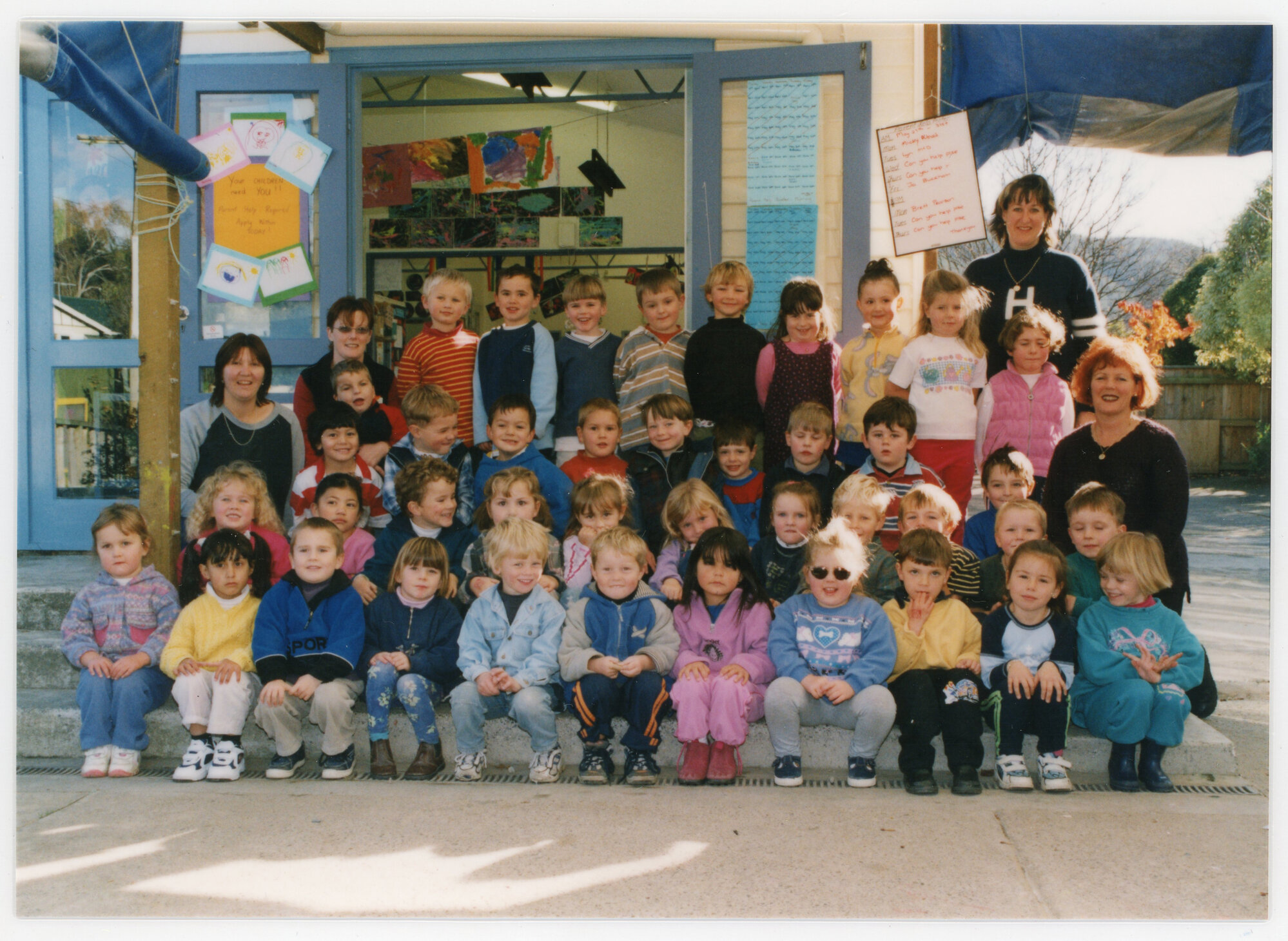 Silverstream Kindergarten; Group Photo; ca 1990s