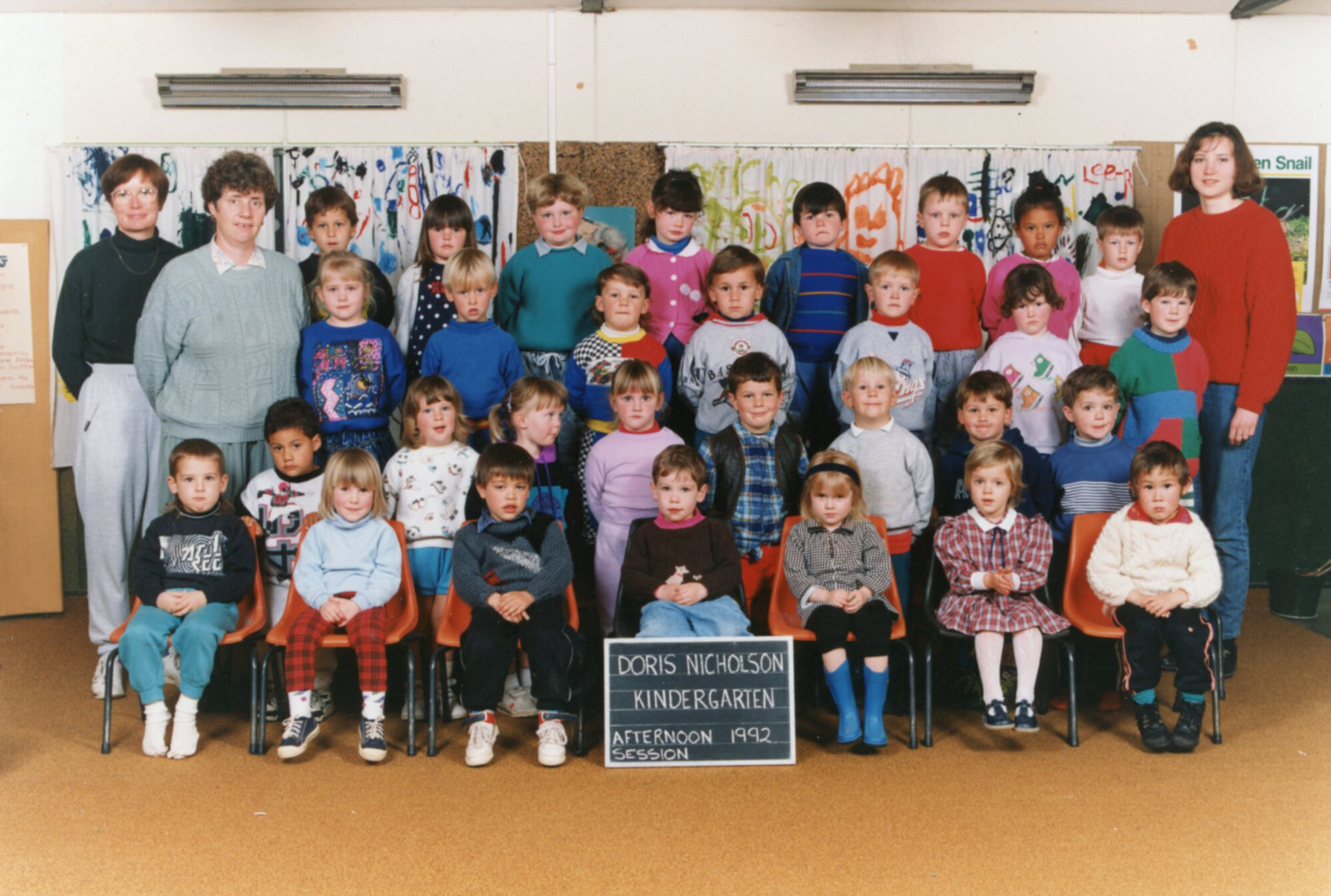 Doris Nicholson Kindergarten; Afternoon Session; 1992