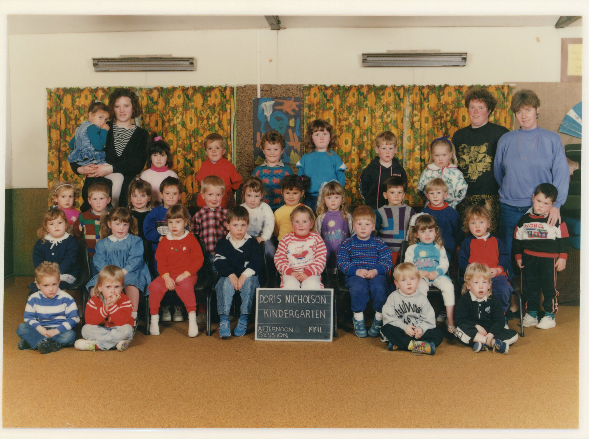 Doris Nicholson Kindergarten; Afternoon Session; 1991 