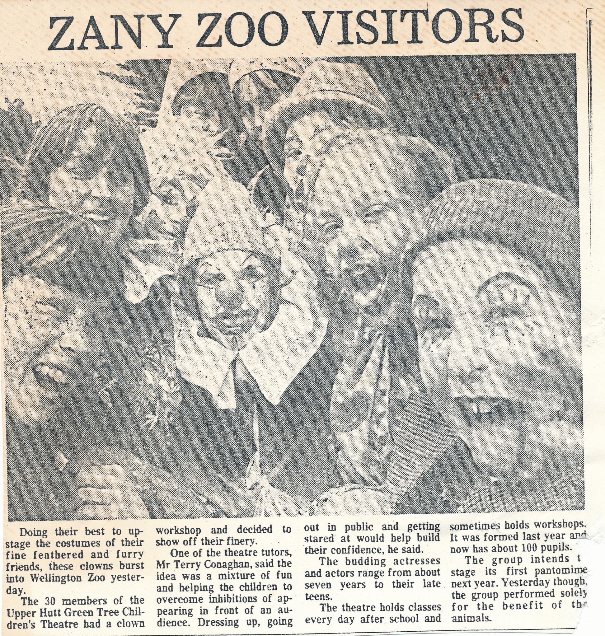Upper Hutt Green Tree Children's Theatre; ca 1980s
