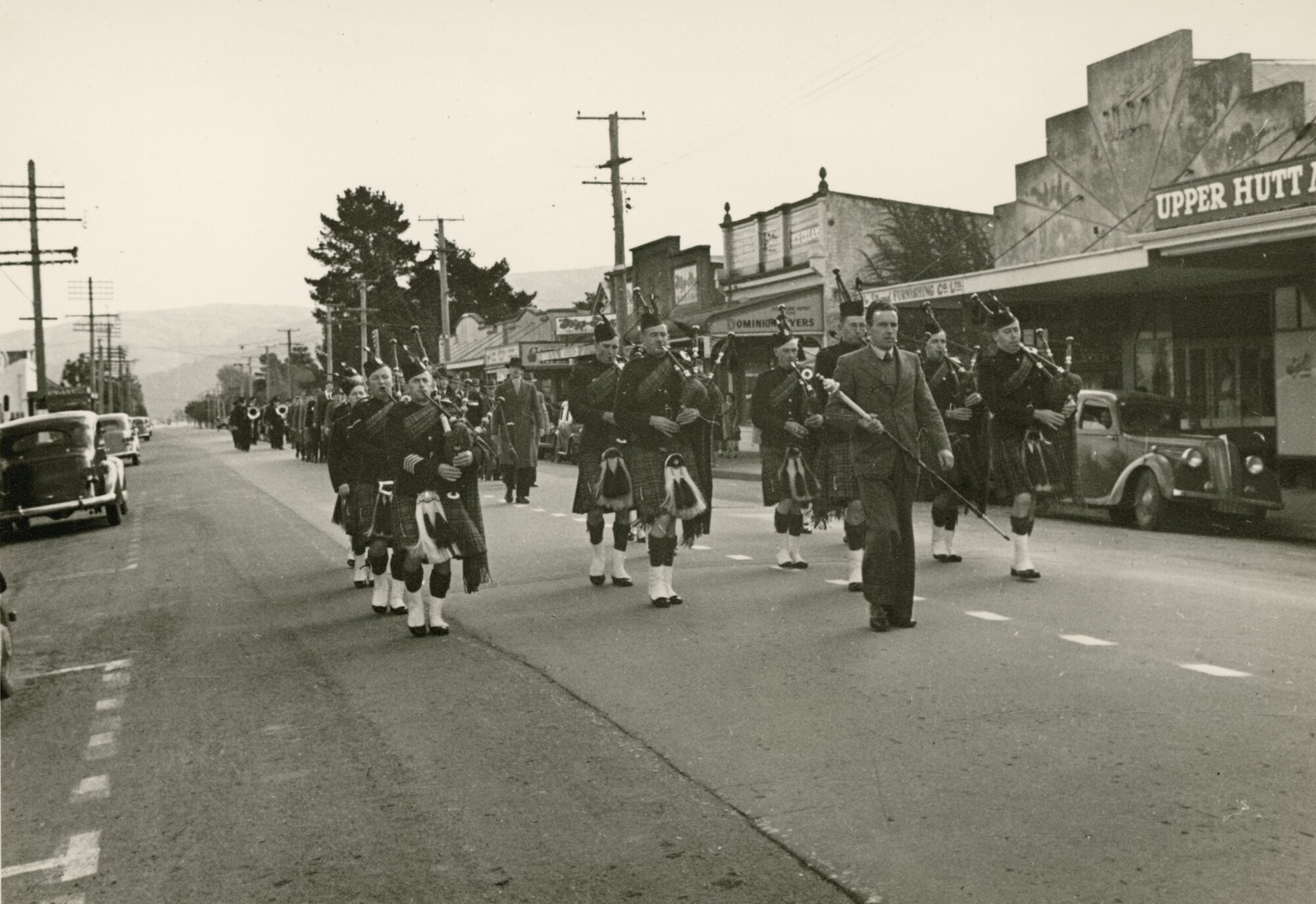 Funeral procession for Mayor Peter Robertson [?] 16th May 1939.