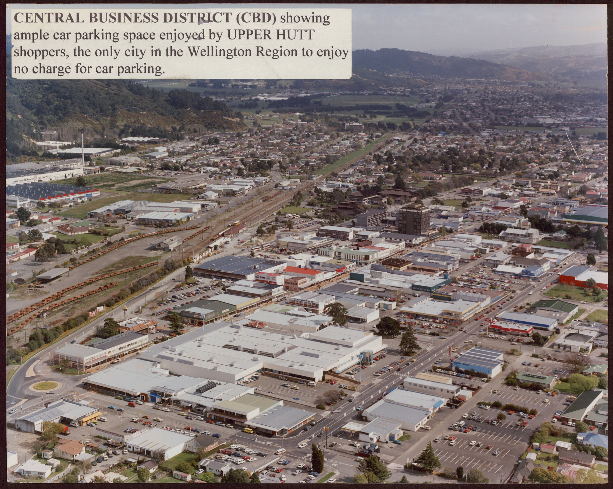 Upper Hutt Central Business District; ca. 1989s