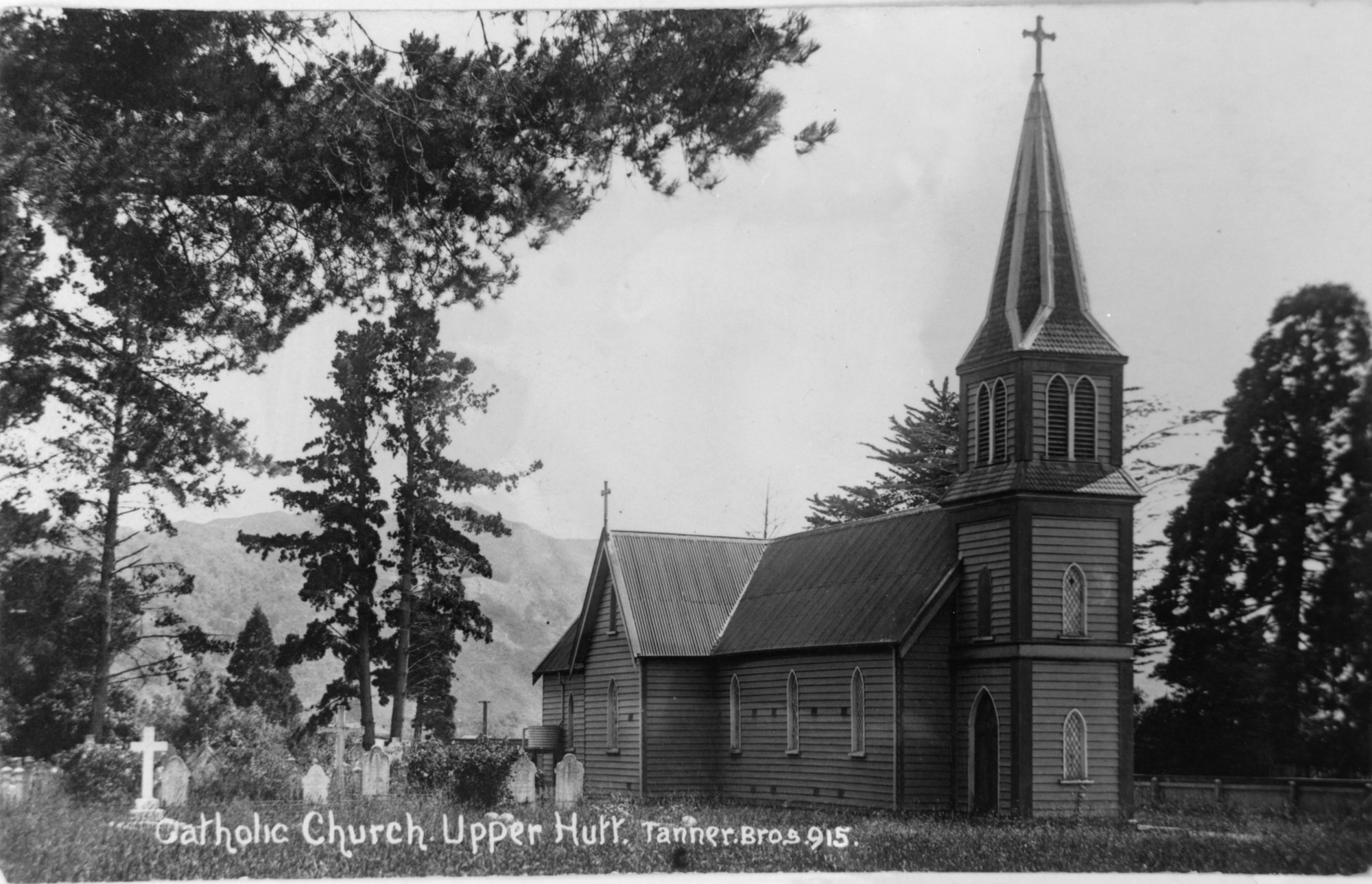 St Joseph's Catholic Church of 1864, and graveyard.