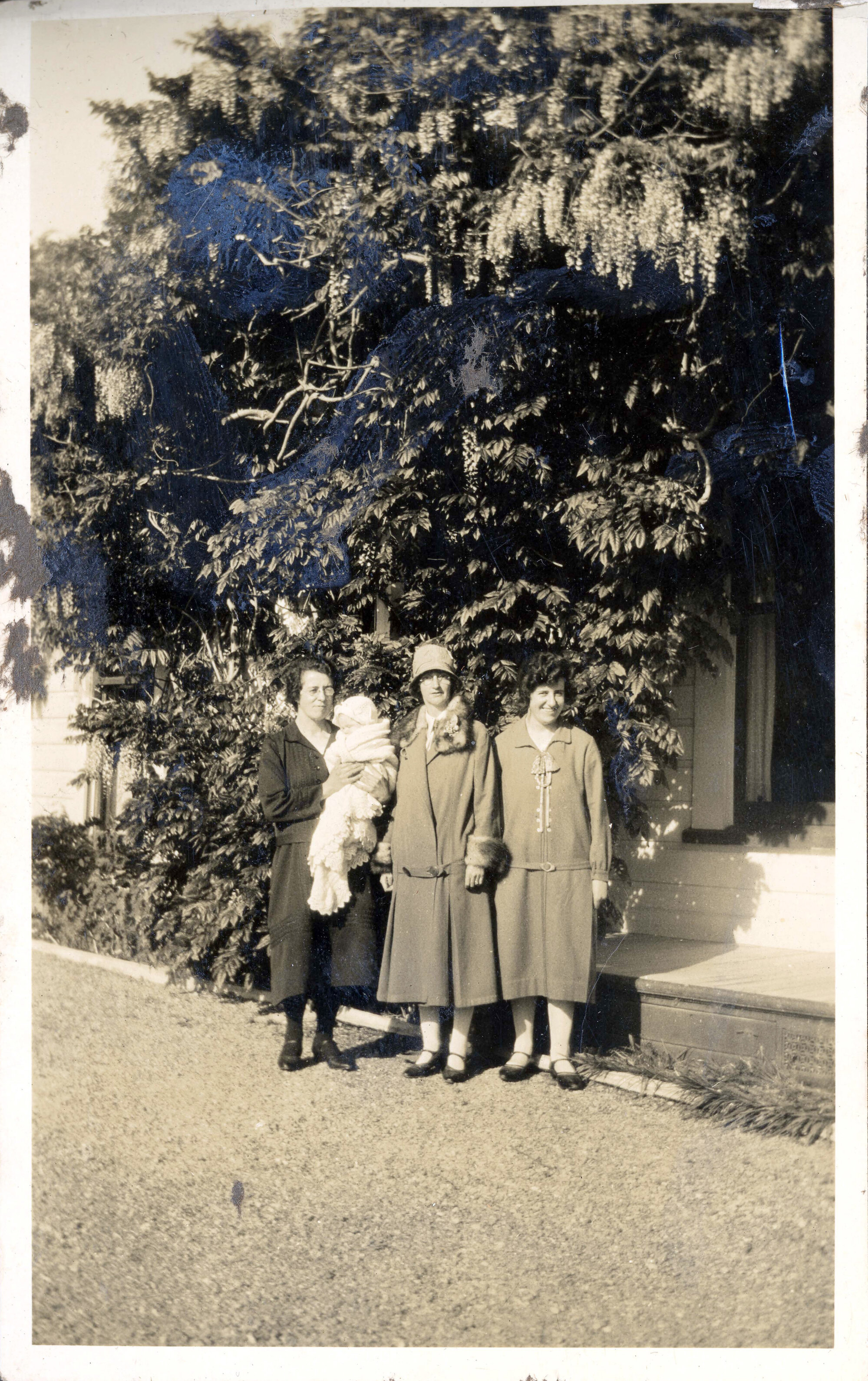 Sharman Marsh Family Photo Album; Alma, Eda, May and Hilda Poulson; ca. 1928