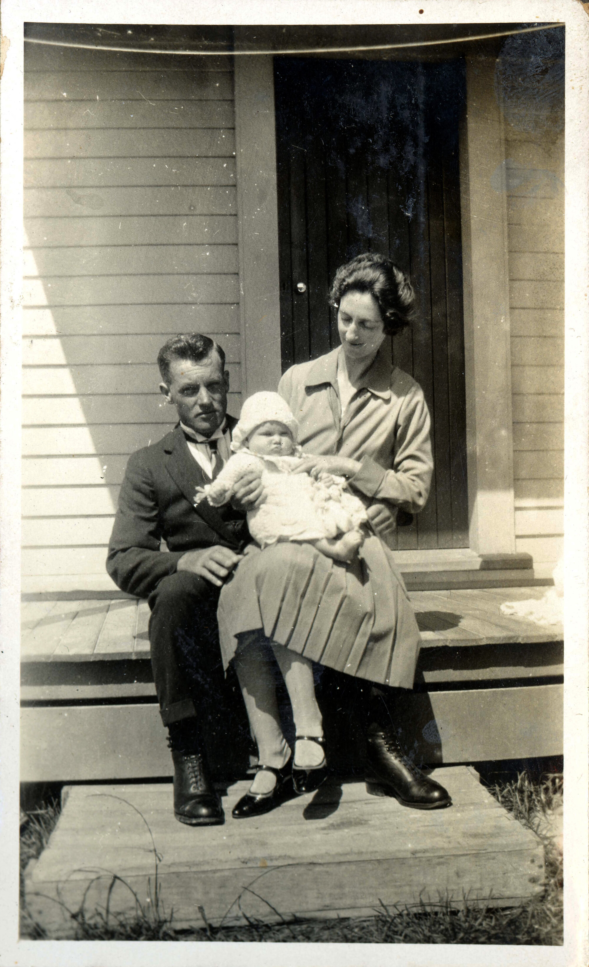 Sharman Marsh Family Photo Album; Hector, May and Eda Poulson; ca. 1928