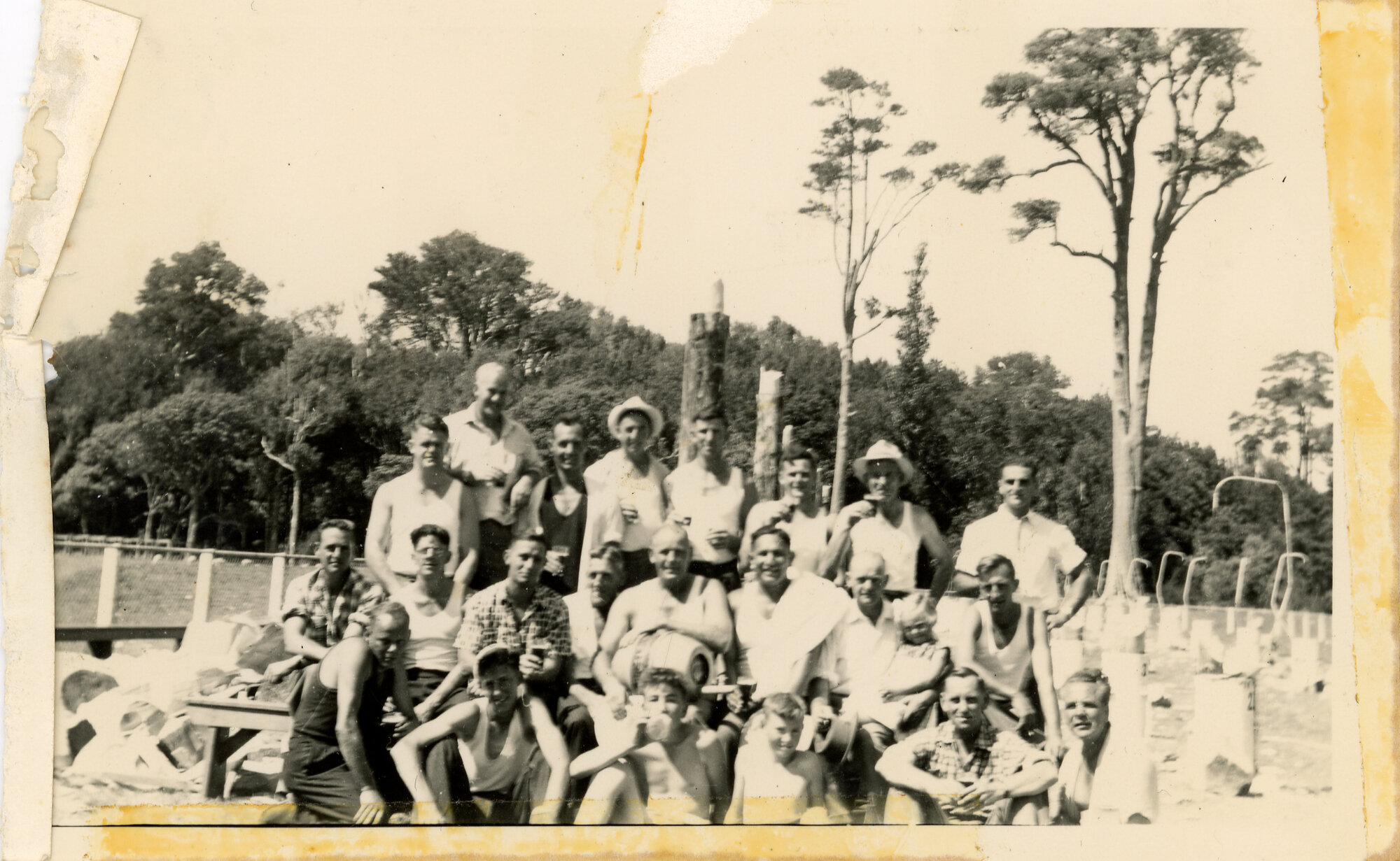 Axemen's Association Scrapbook; Group photo; 1958
