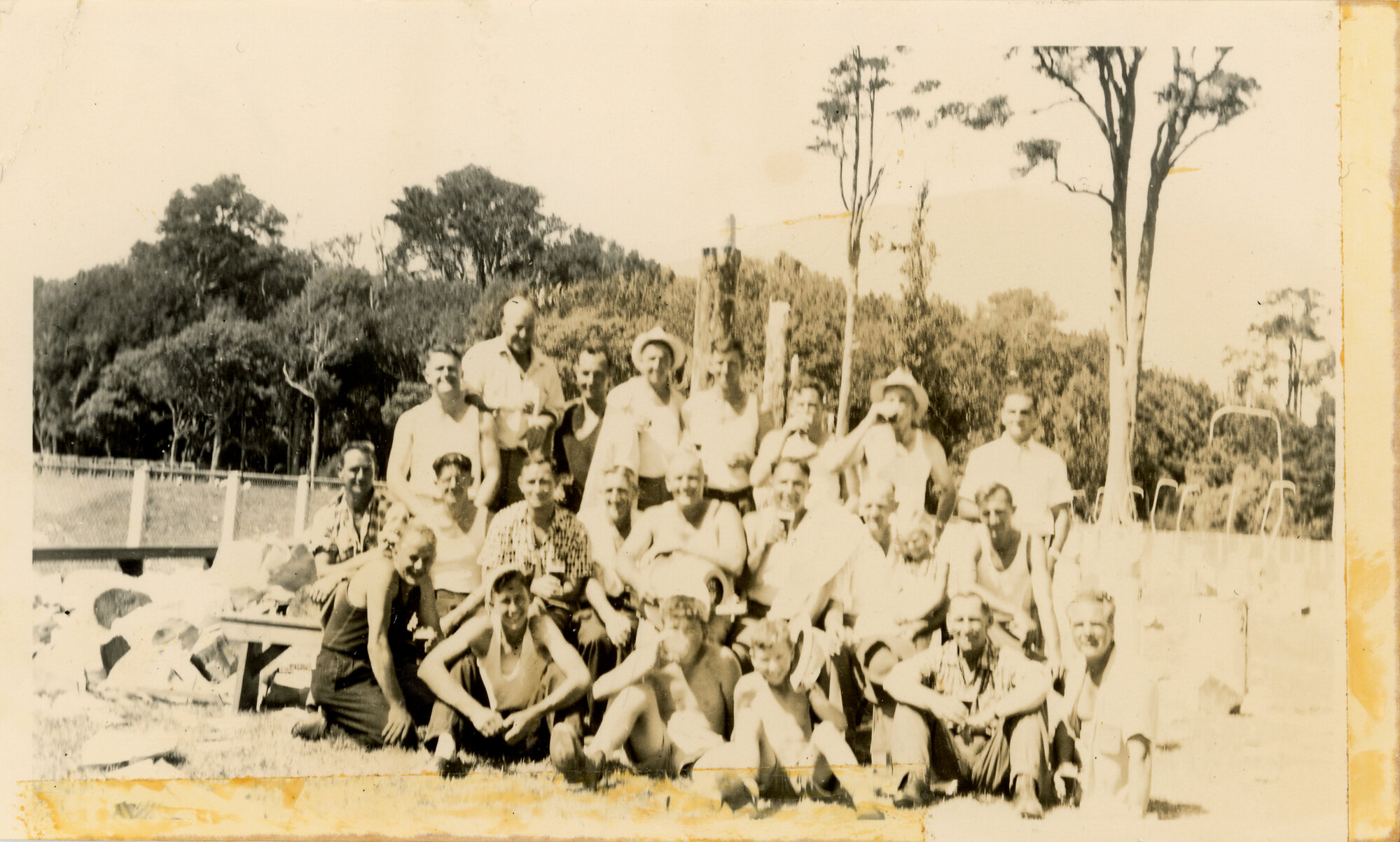 Axemen's Association Scrapbook; Group photo; 1958