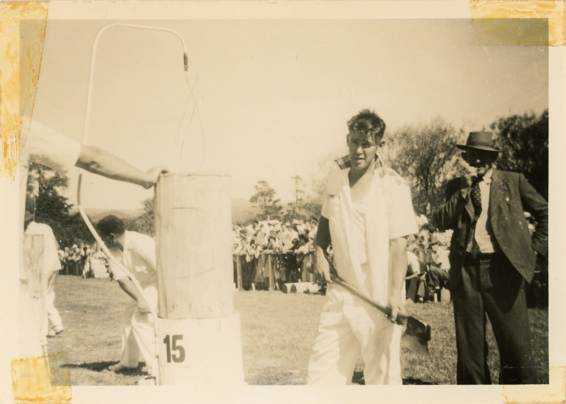 Axemen's Association Scrapbook; Barton's Bush; 1958