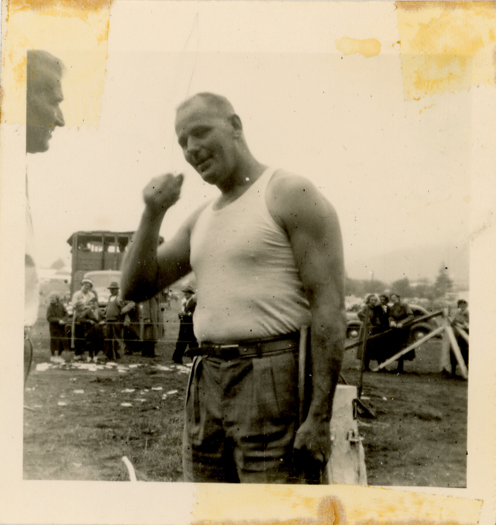 Axemen's Association Scrapbook; E.W. Mitchell; 1955