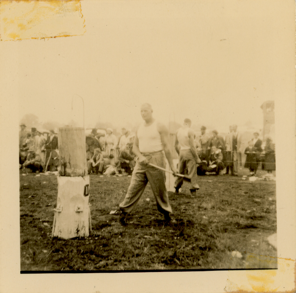 Axemen's Association Scrapbook; E.W. Mitchell; 1955 