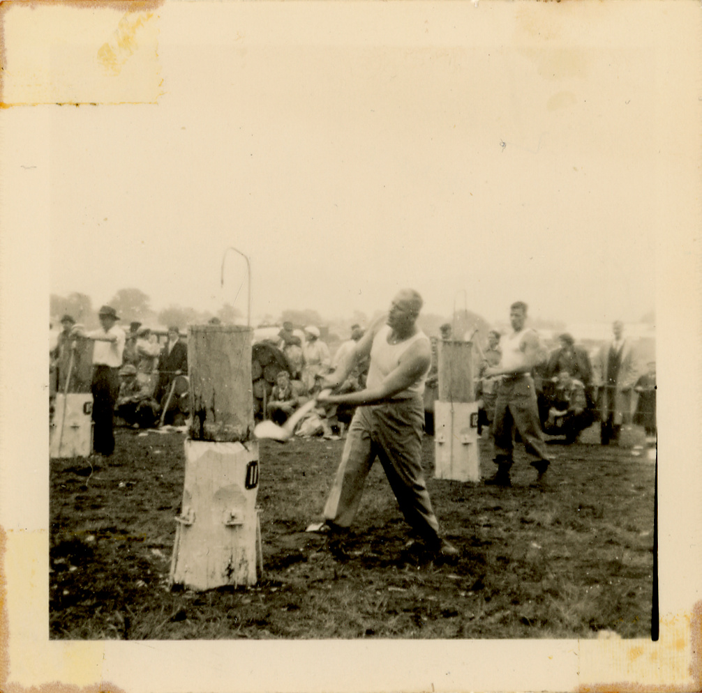 Axemen's Association Scrapbook; E.W. Mitchell; 1955 