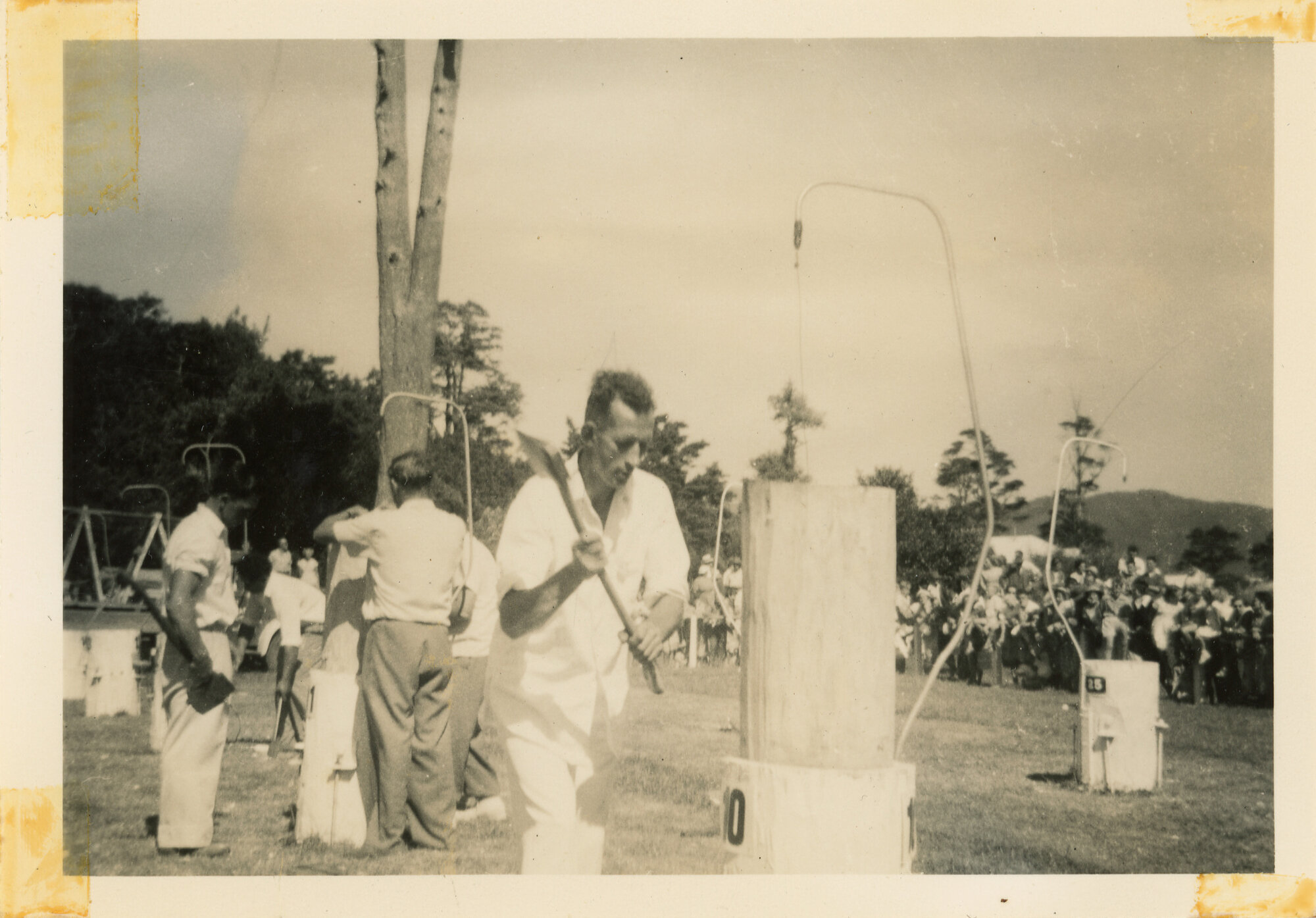 Axemen's Association Scrapbook; Barton's Bush; 1958 