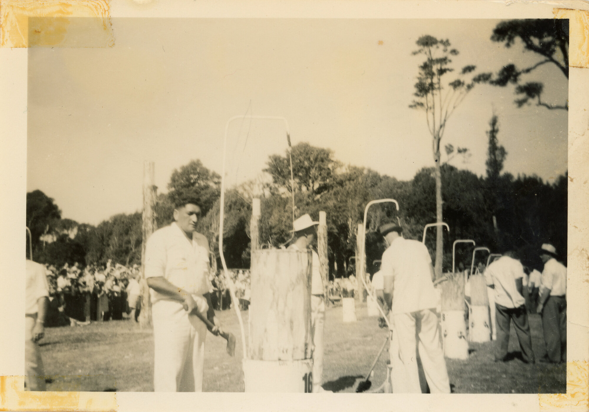 Axemen's Association Scrapbook; Barton's Bush; 1958 