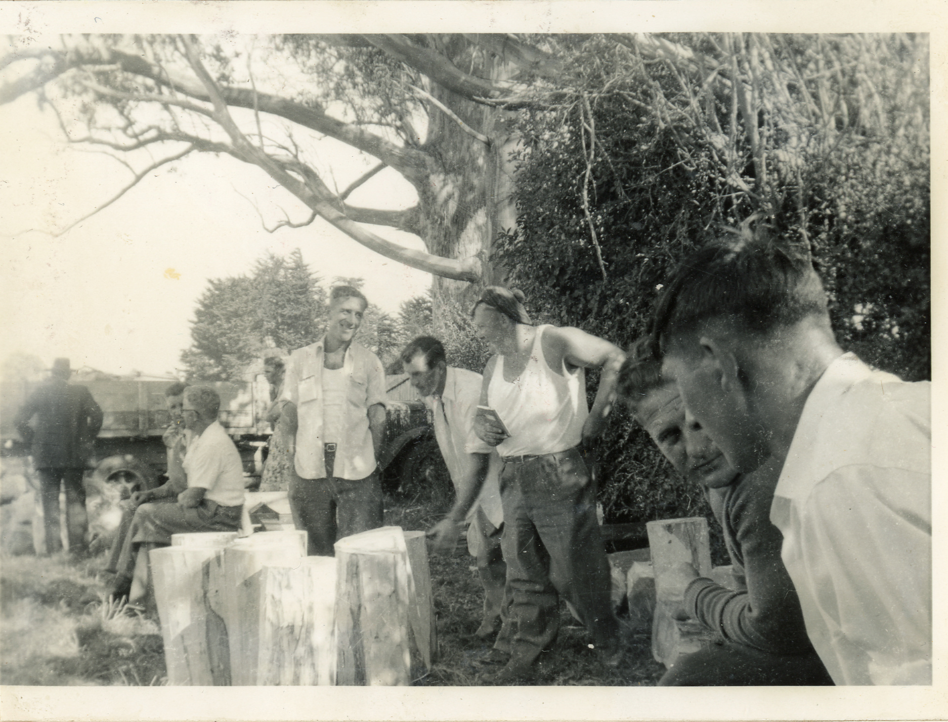 Axemen's Association Scrapbook; Wood-Chopping; ca. 1959-60