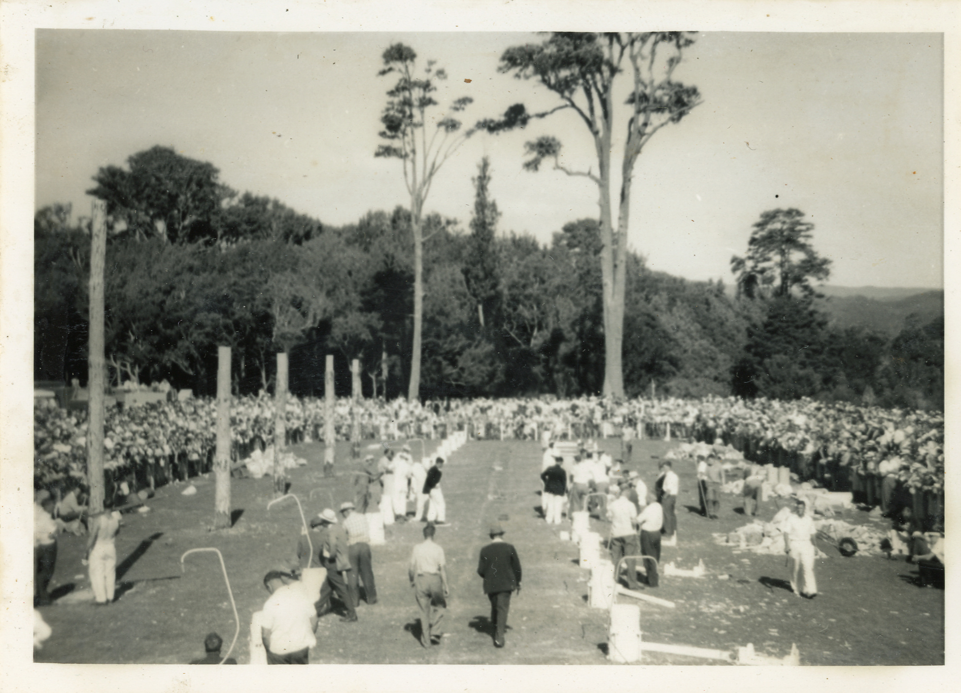 Axemen's Association Scrapbook; Trentham Axemen's Event; ca. 1958