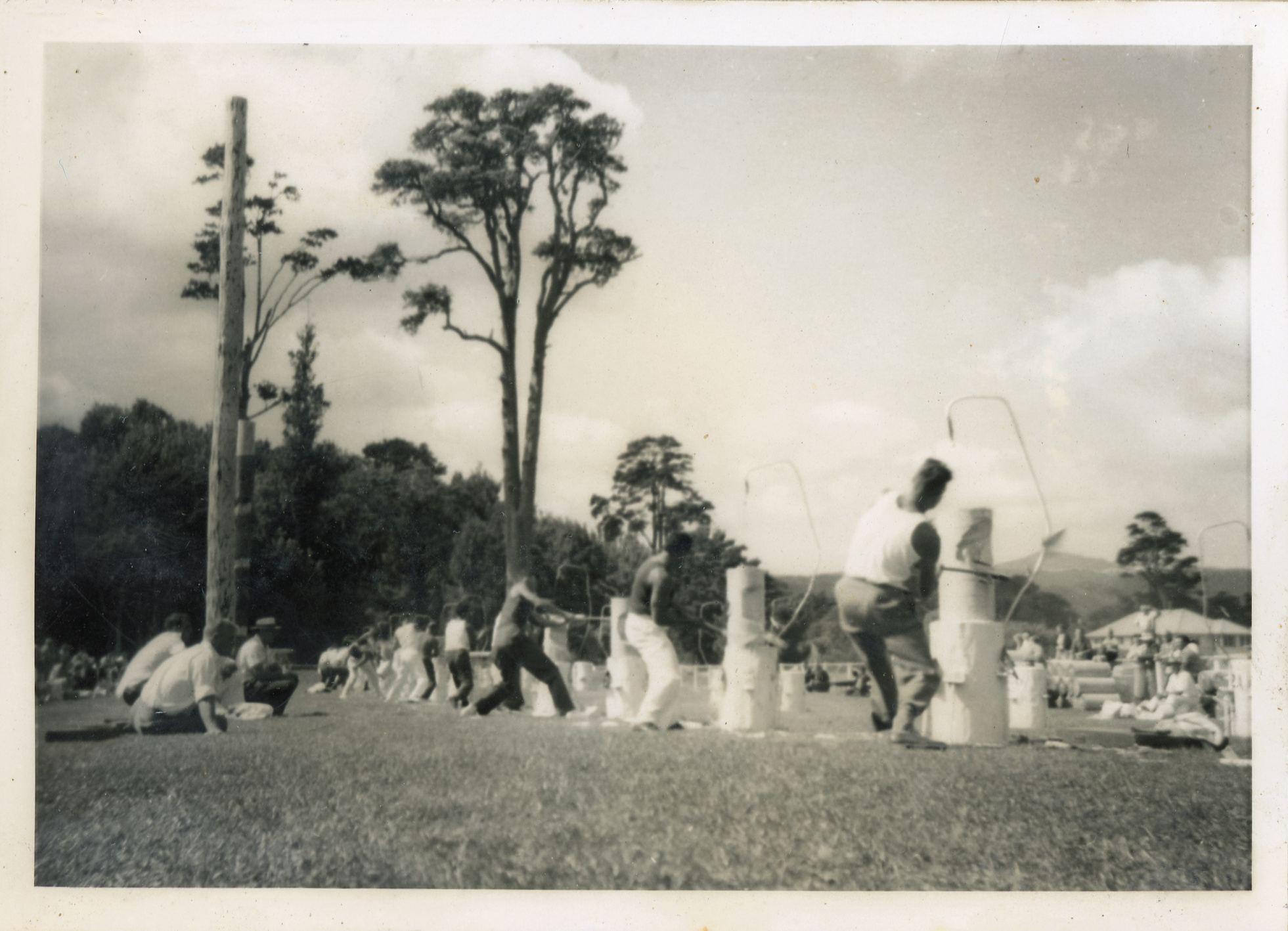 Axemen's Association Scrapbook; Trentham Axemen's Event; ca. 1958