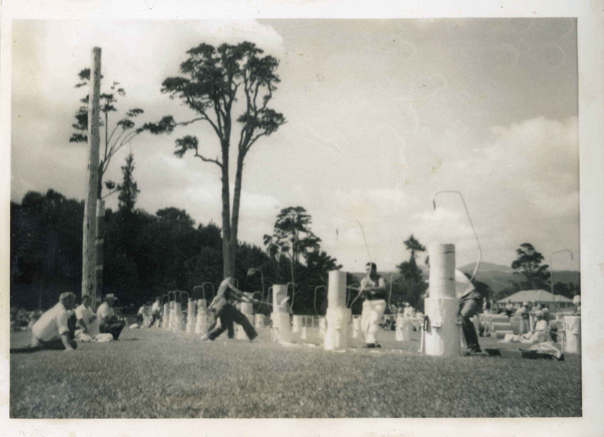 Axemen's Association Scrapbook; Trentham Axemen's Event; ca. 1958