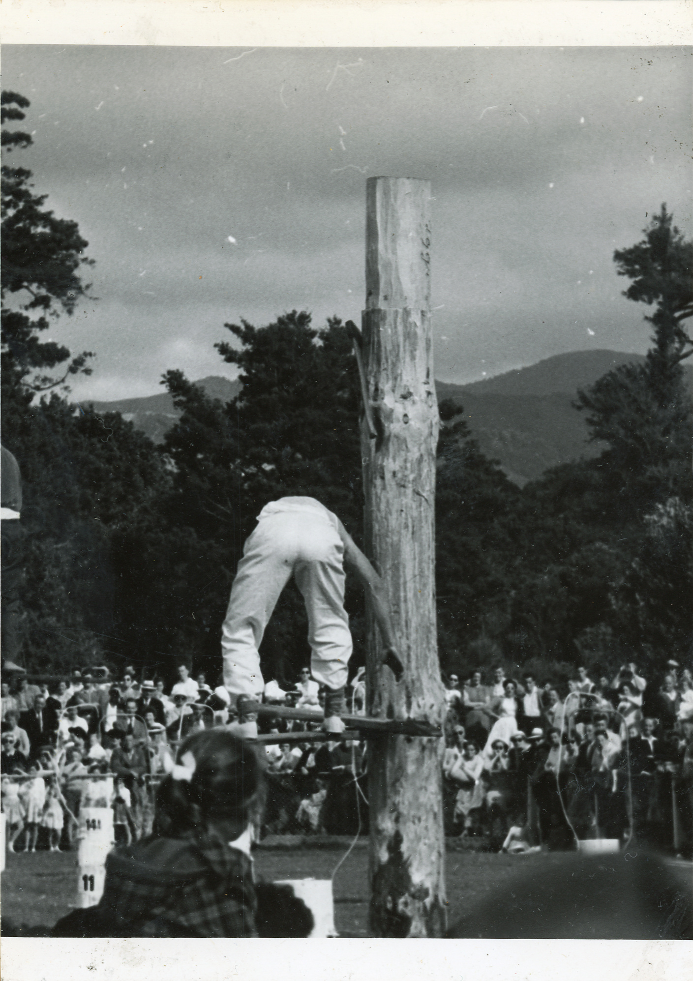 Axemen's Association Scrapbook; Jigger Board Event; ca. 1958 