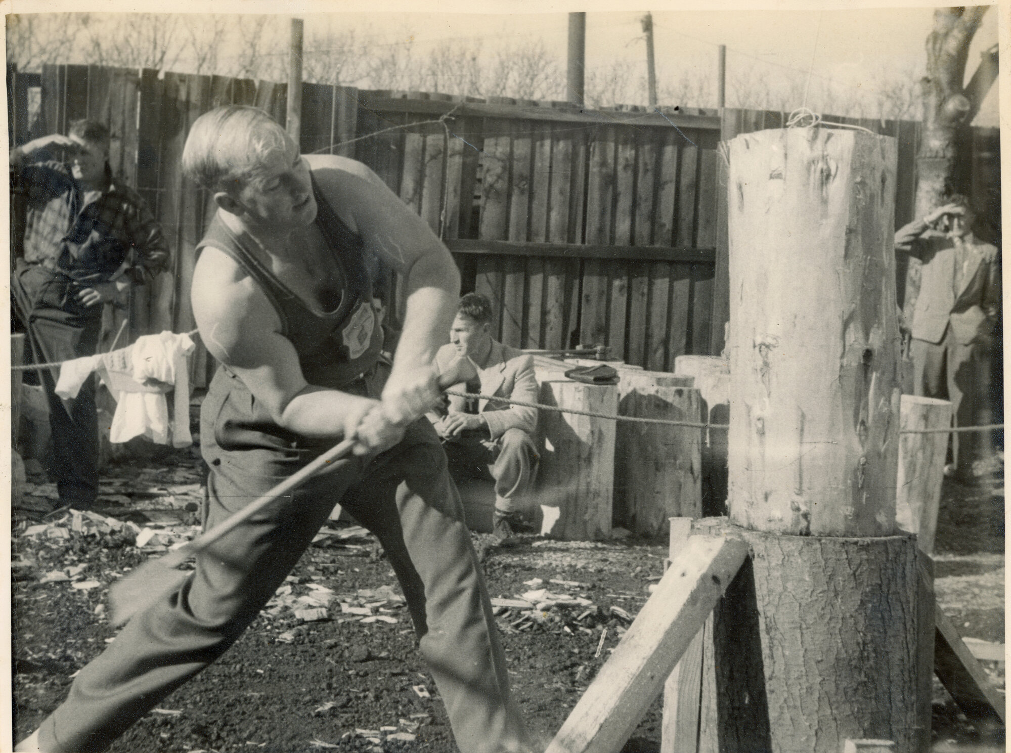 Axemen's Association Scrapbook; Industries Fair Christchurch; 1959