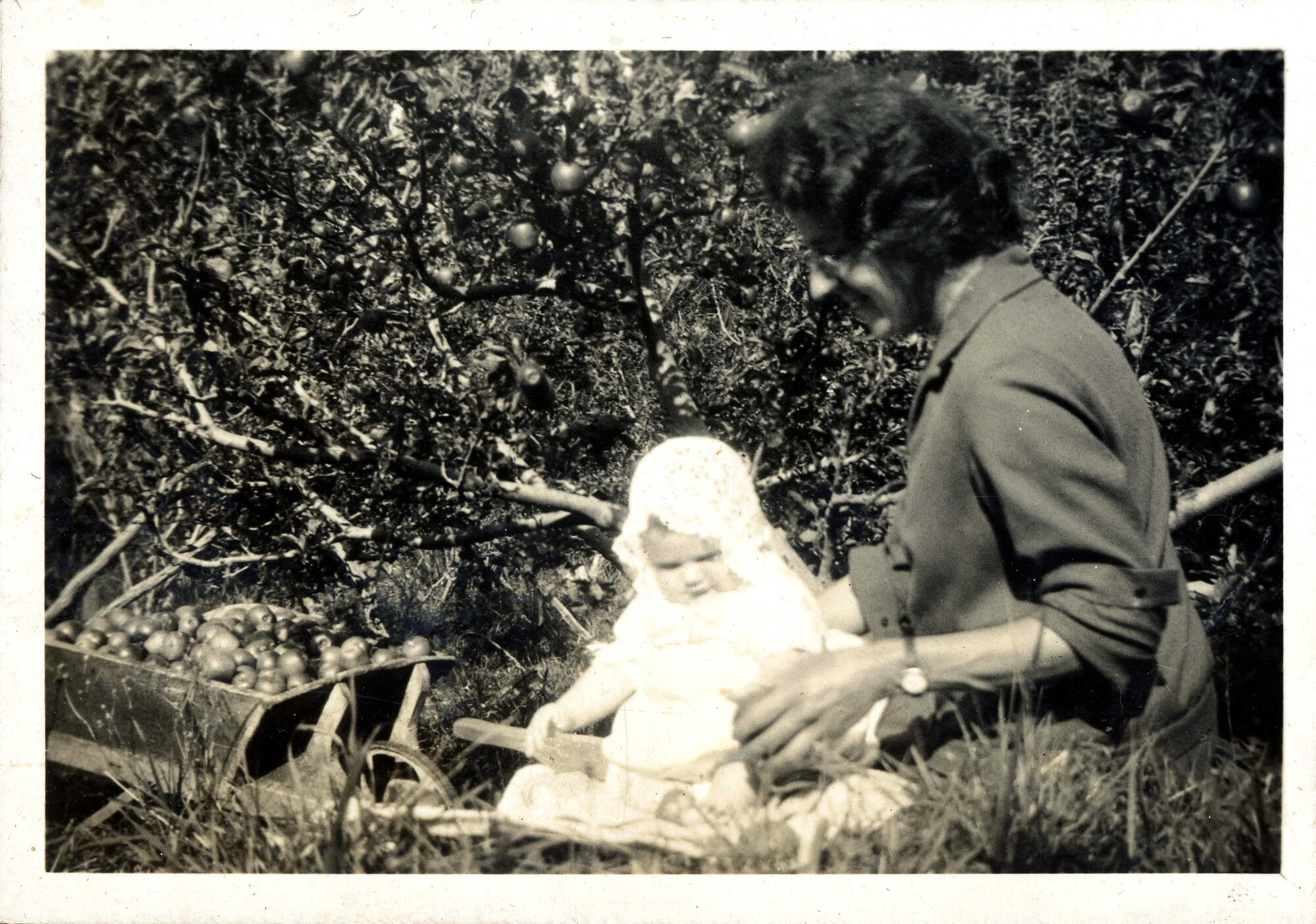 Sharman Marsh Family Photo Album; Alma Poulson and Eda; ca. 1928