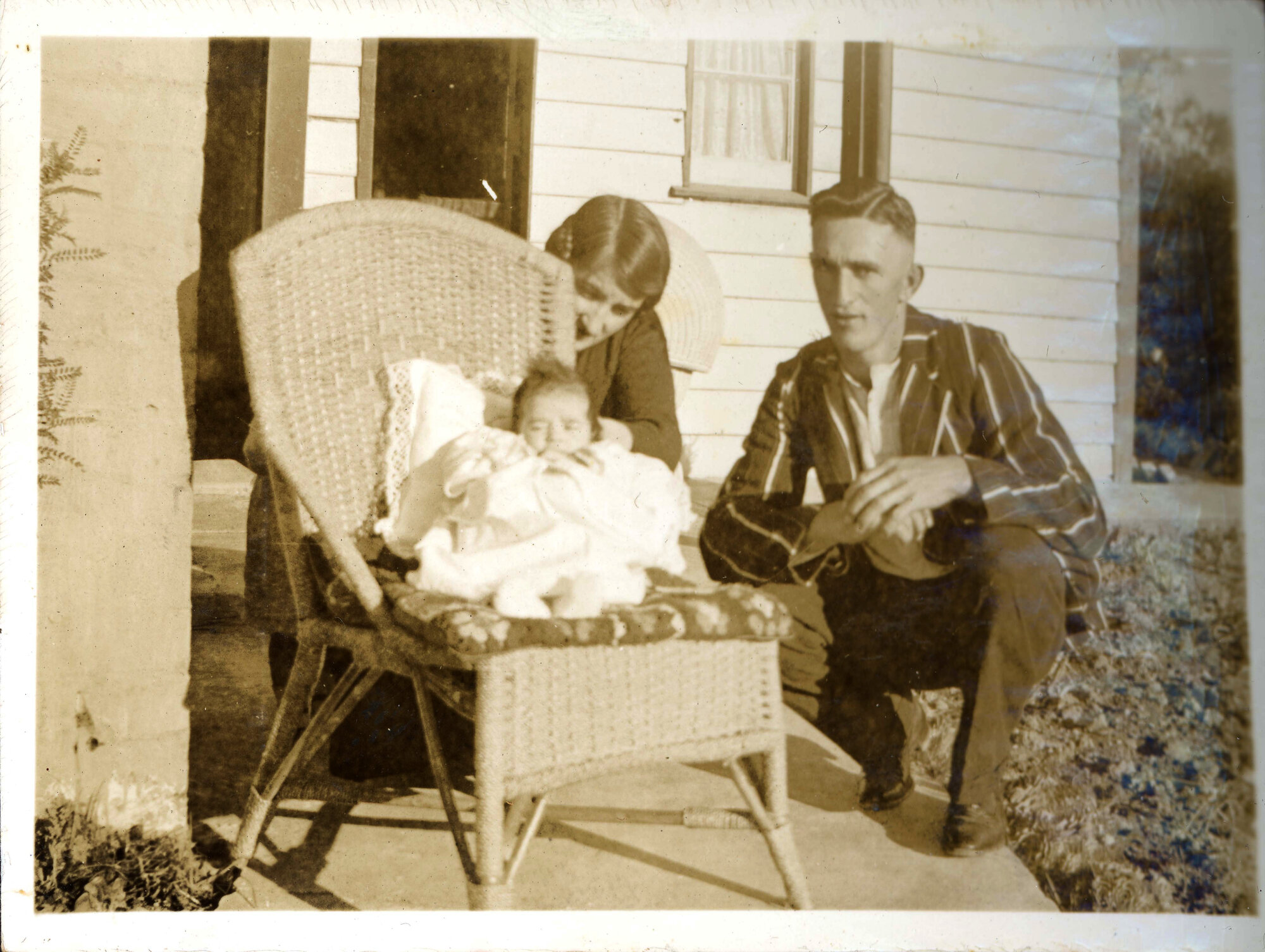 Sharman Marsh Family Photo Album; Ray, Laura and Janice Whiteman; ca. 1935