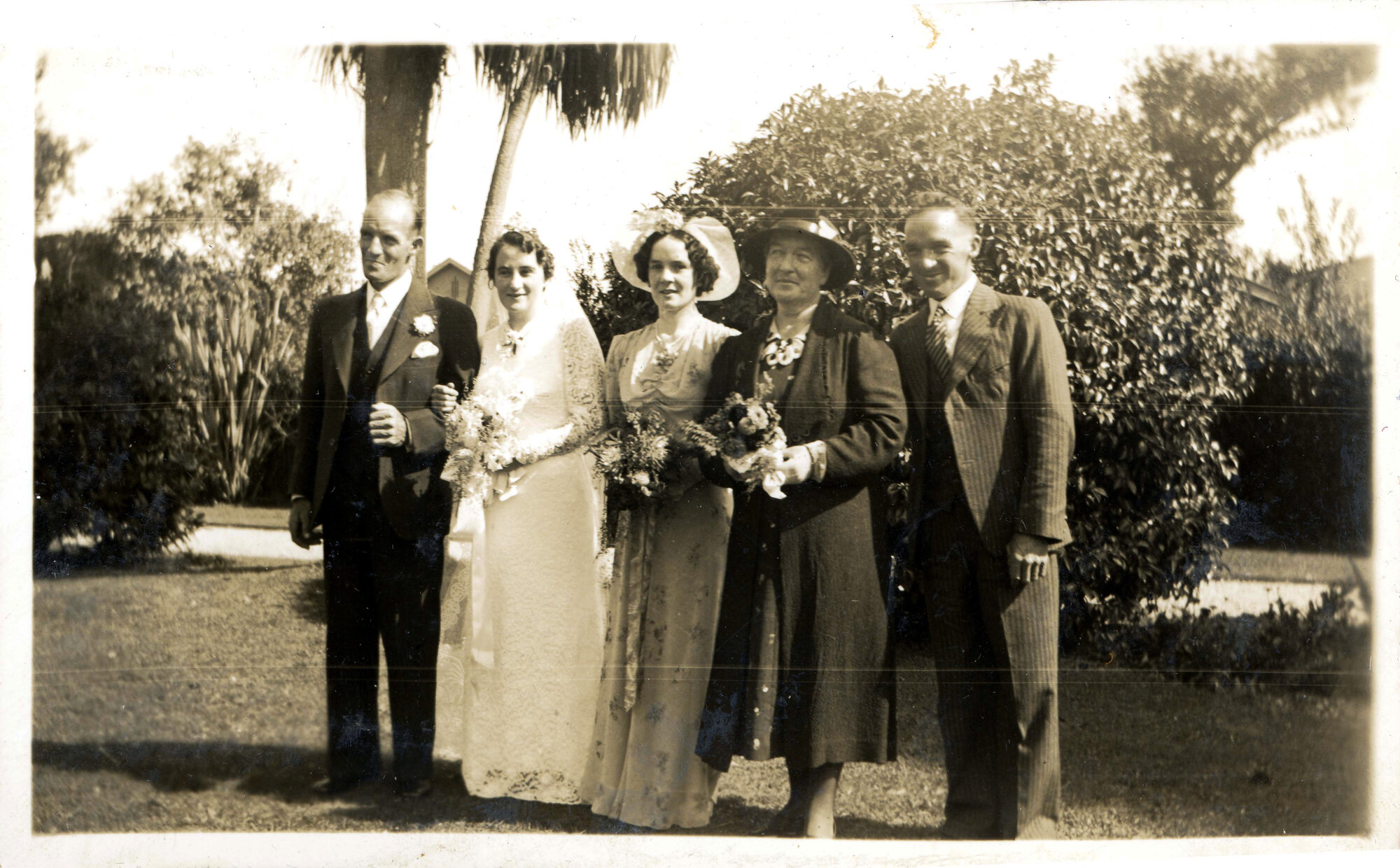 Sharman Marsh Family Photo Album; Poulson and Springgay Wedding; March 1938