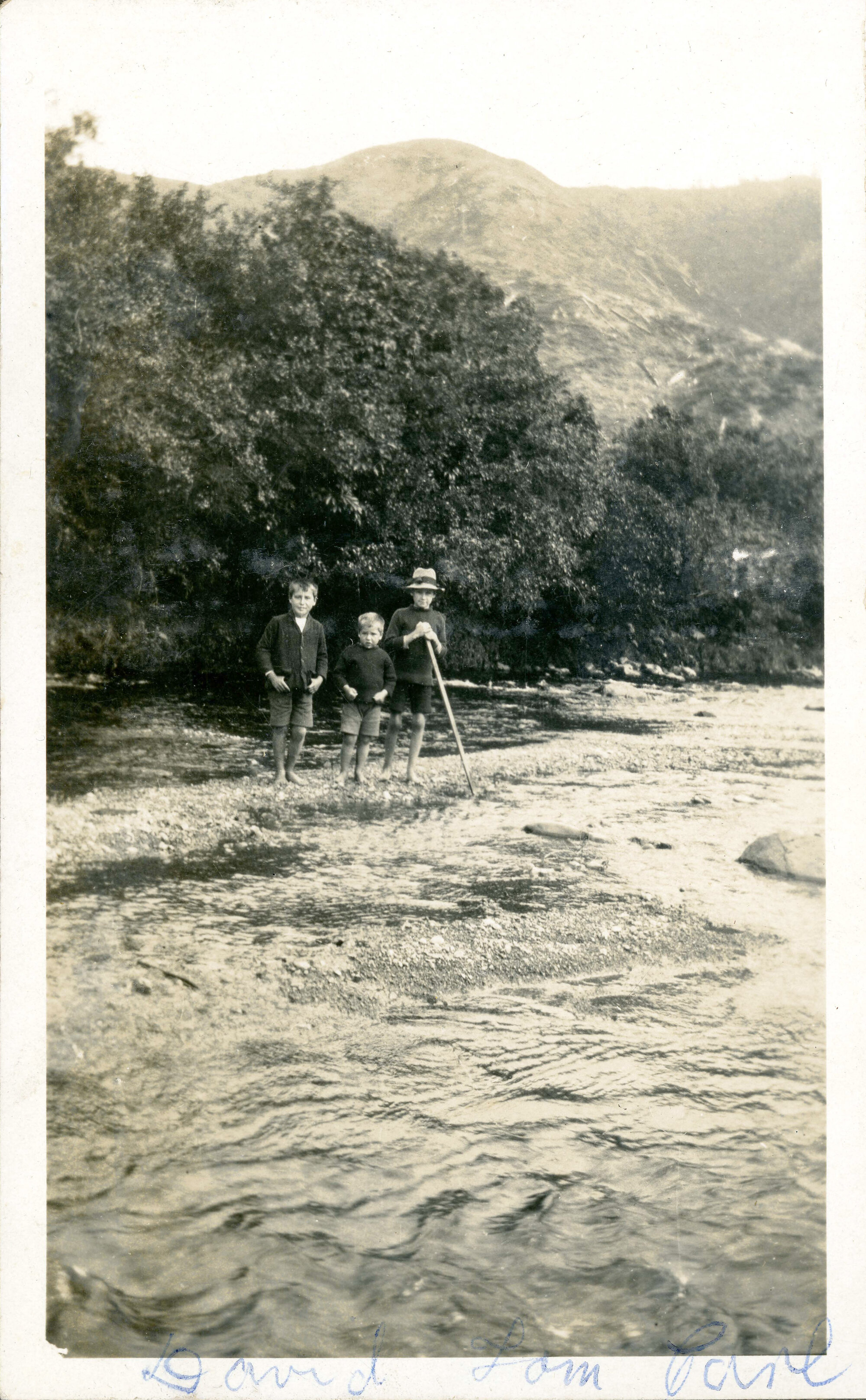 Sharman Marsh Family Photo Album; David, Tom and Carl Poulson; ca. 1924-26