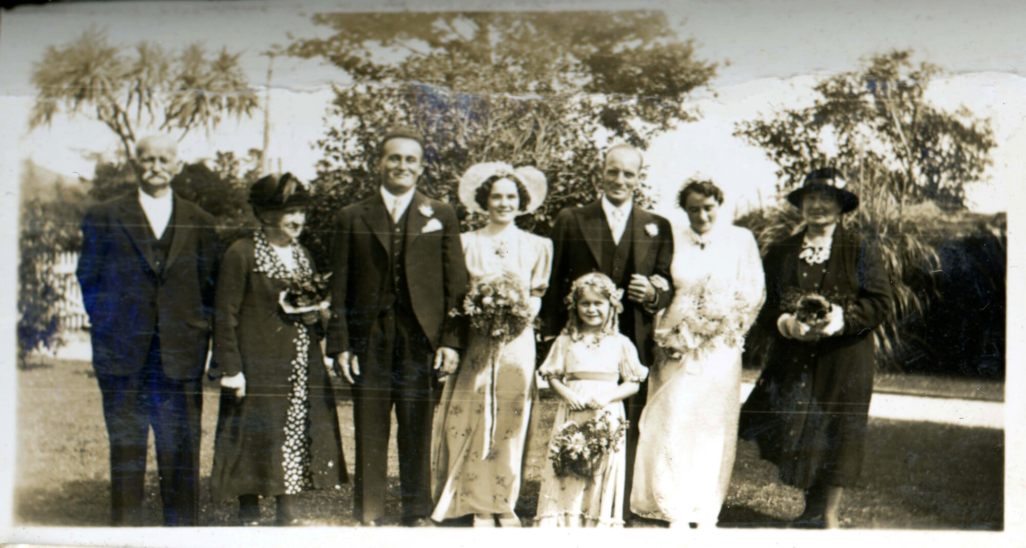 Sharman Marsh Family Photo Album; Poulson and Springgay Wedding; March 1938