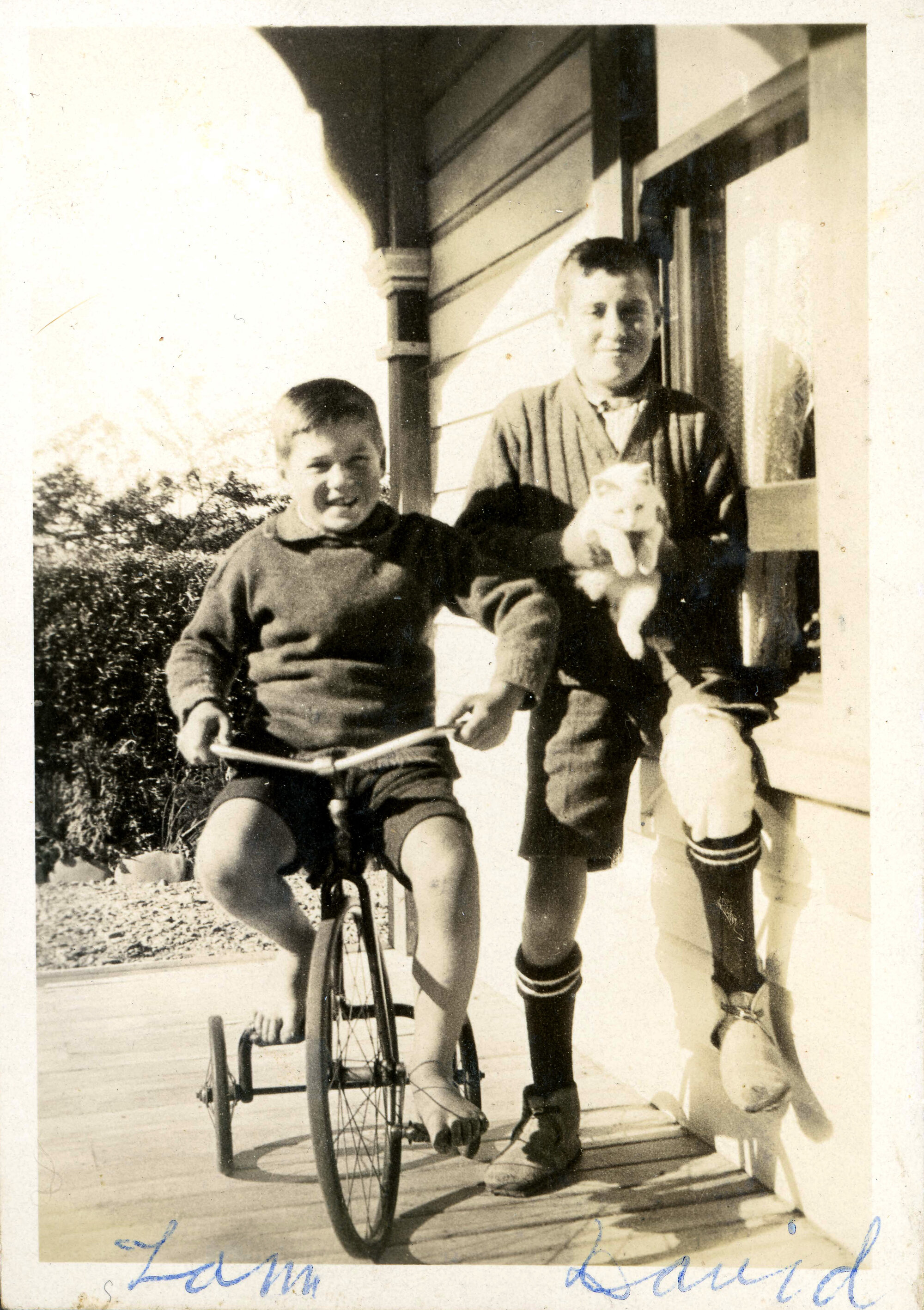 Sharman Marsh Family Photo Album; Tom and David Poulson; ca. 1927-34