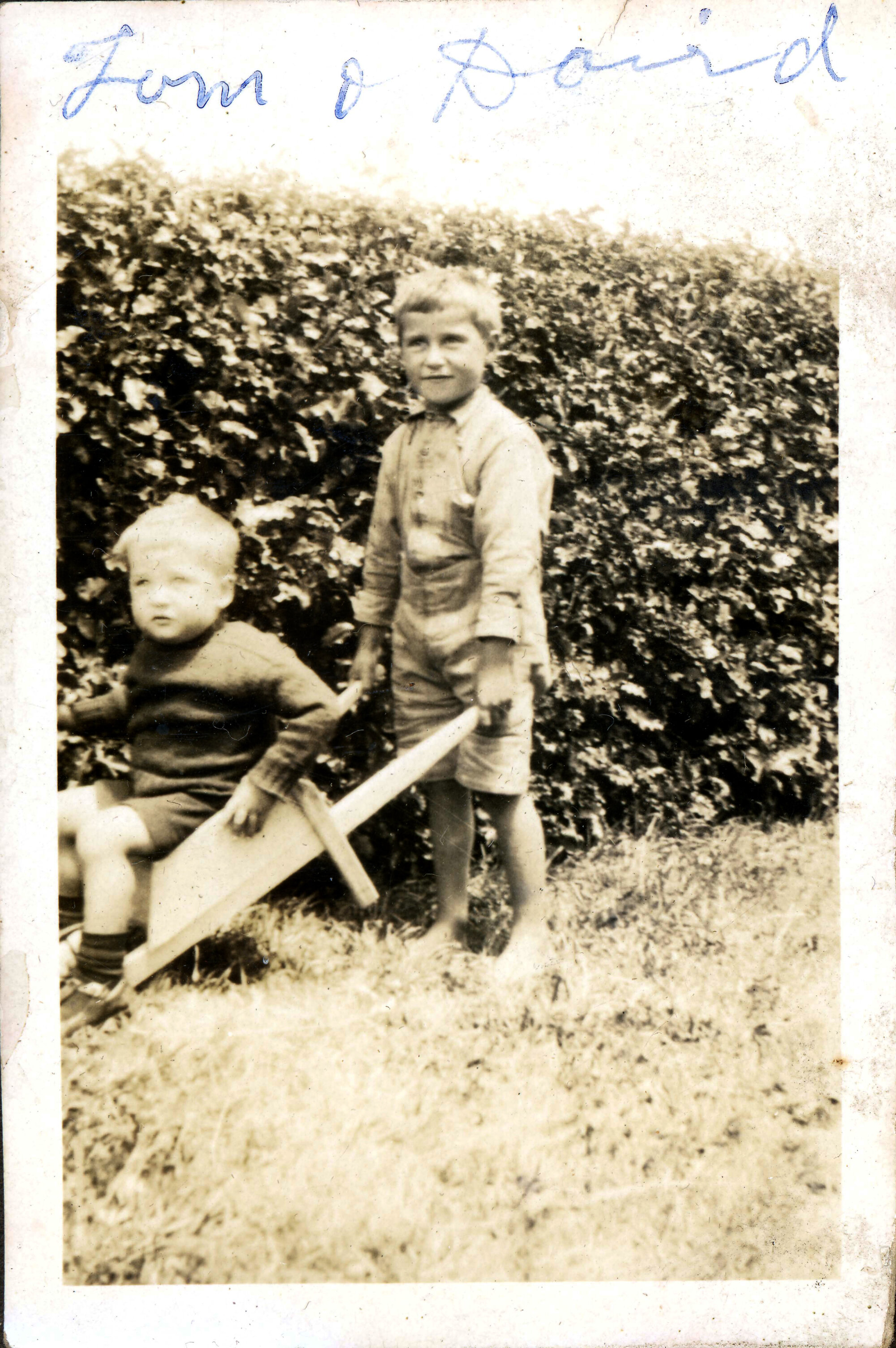 Sharman Marsh Family Photo Album; Tom and David Poulson; ca. 1921-26