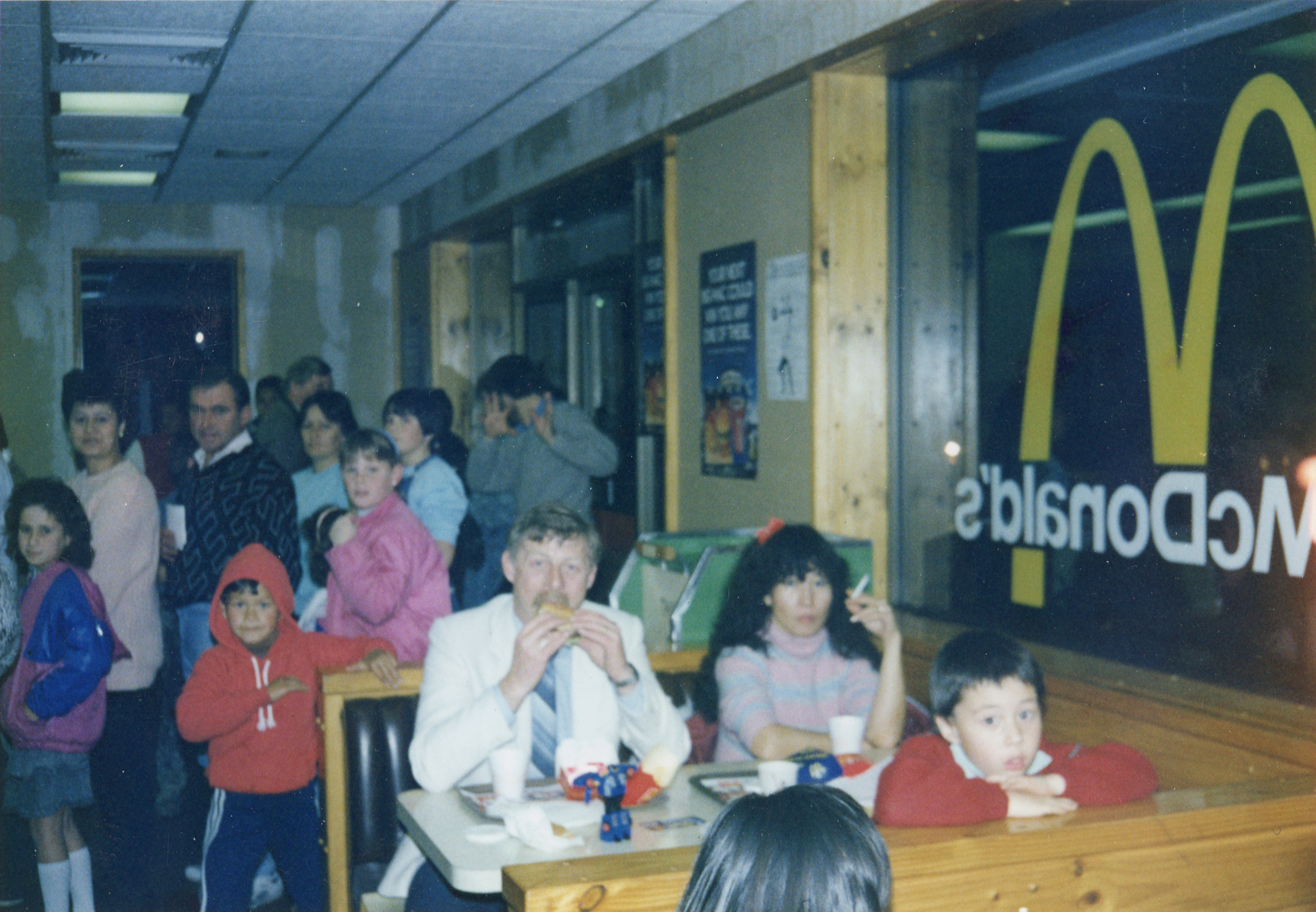 Upper Hutt School; Trip to McDonald's; ca. 1988