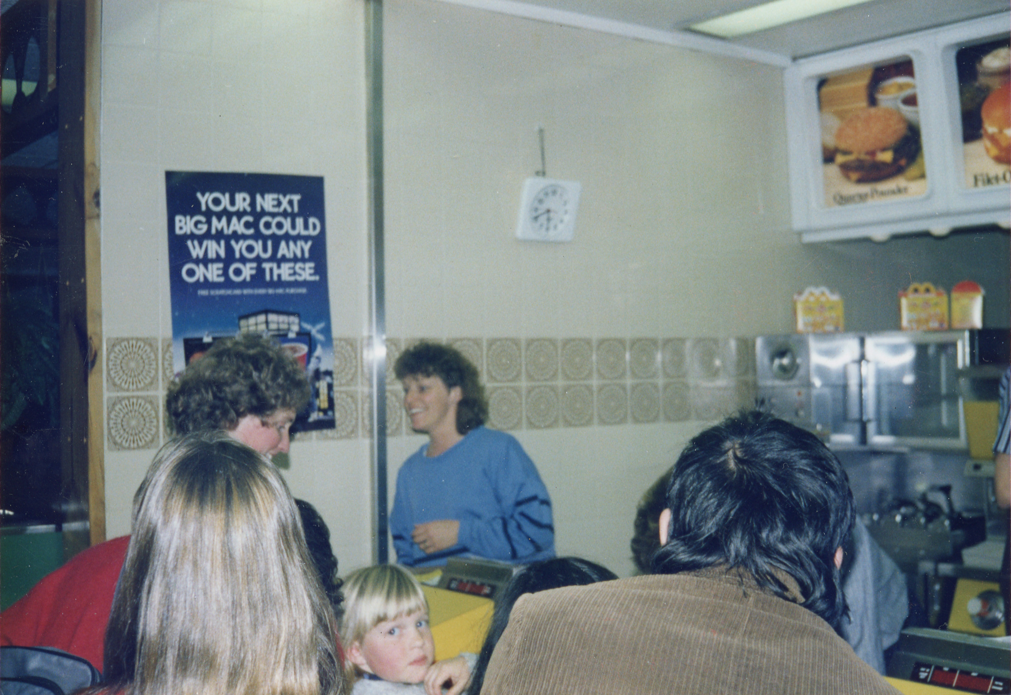 Upper Hutt School; Trip to McDonald's; ca. 1988