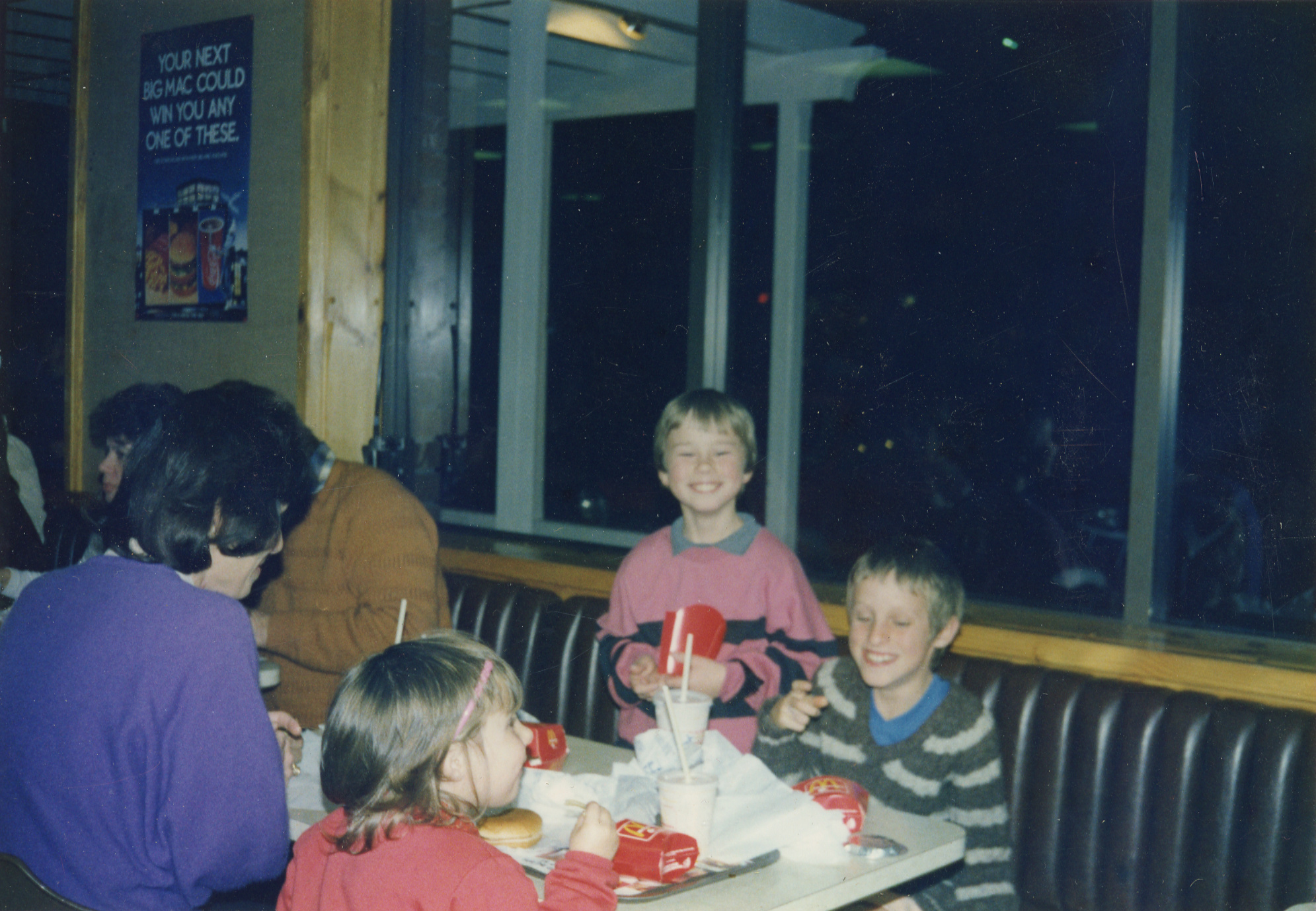 Upper Hutt School; Trip to McDonald's; ca. 1988