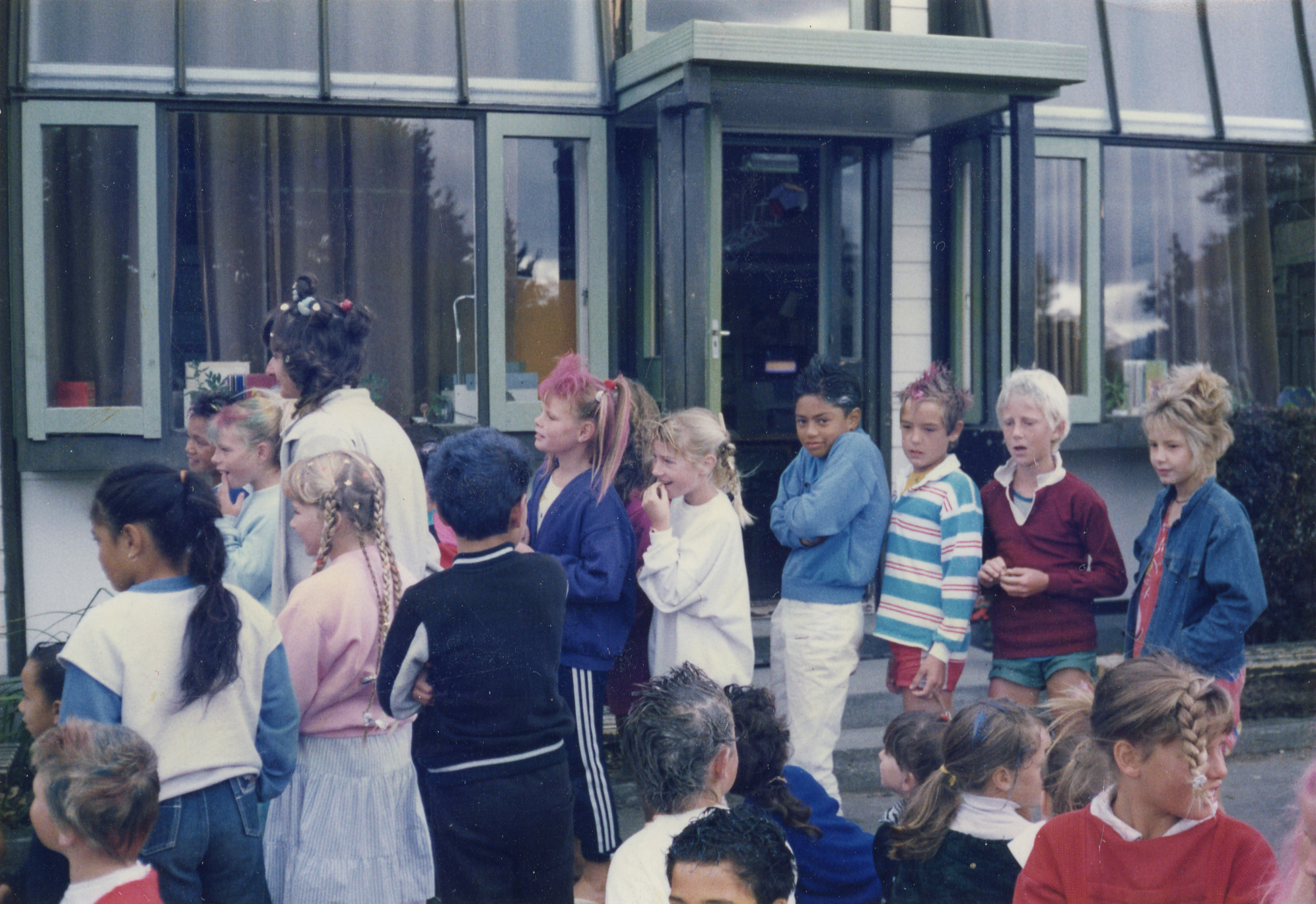 Upper Hutt School; Crazy Hair Day; 1988