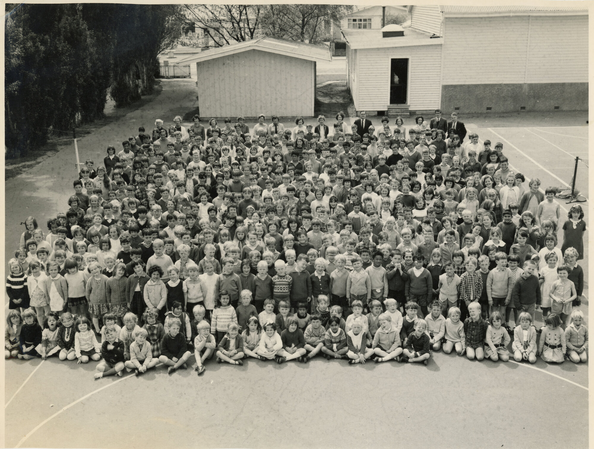 Upper Hutt School; Full school photo; ca. 1969