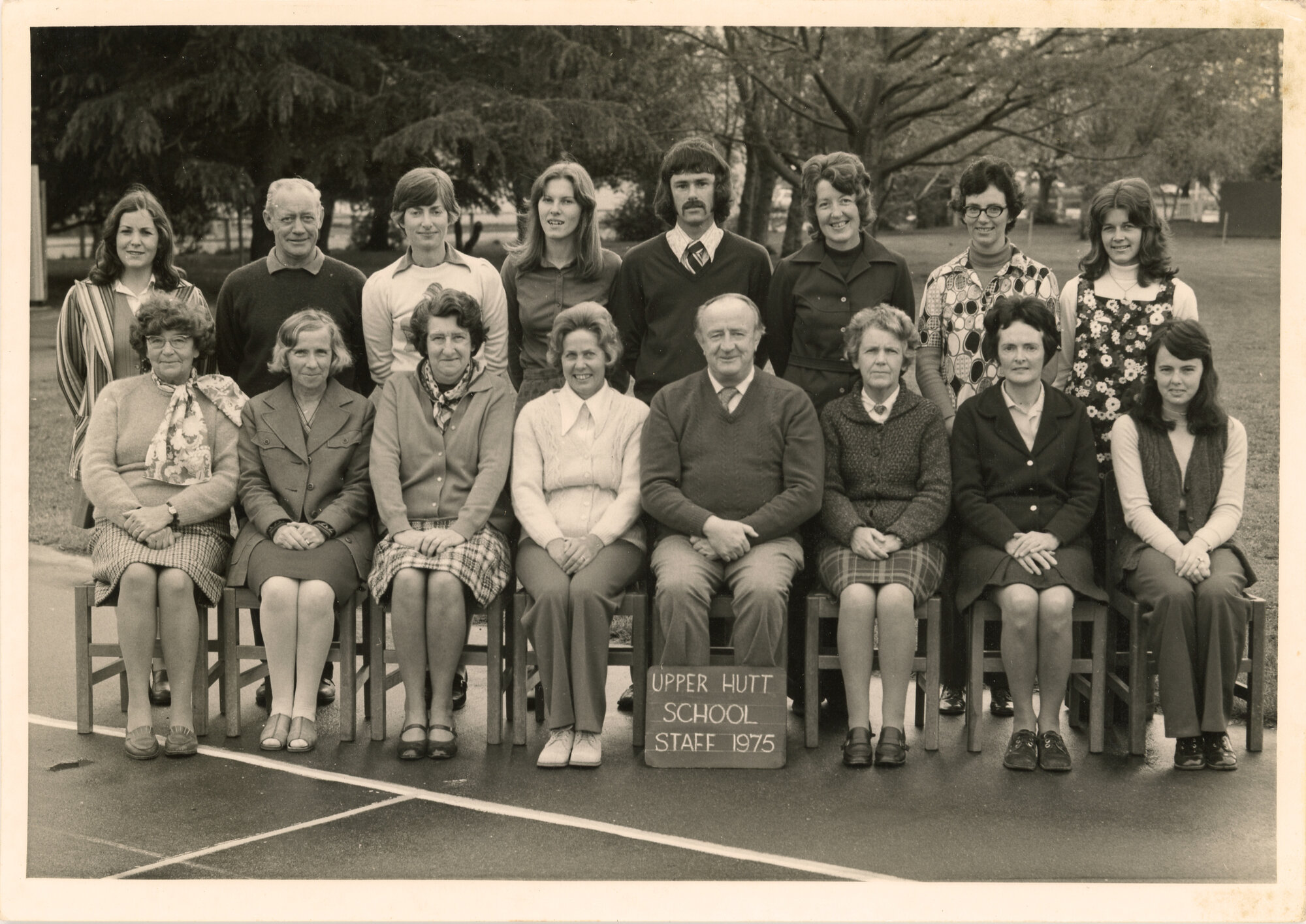 Upper Hutt School; Staff photo; 1975