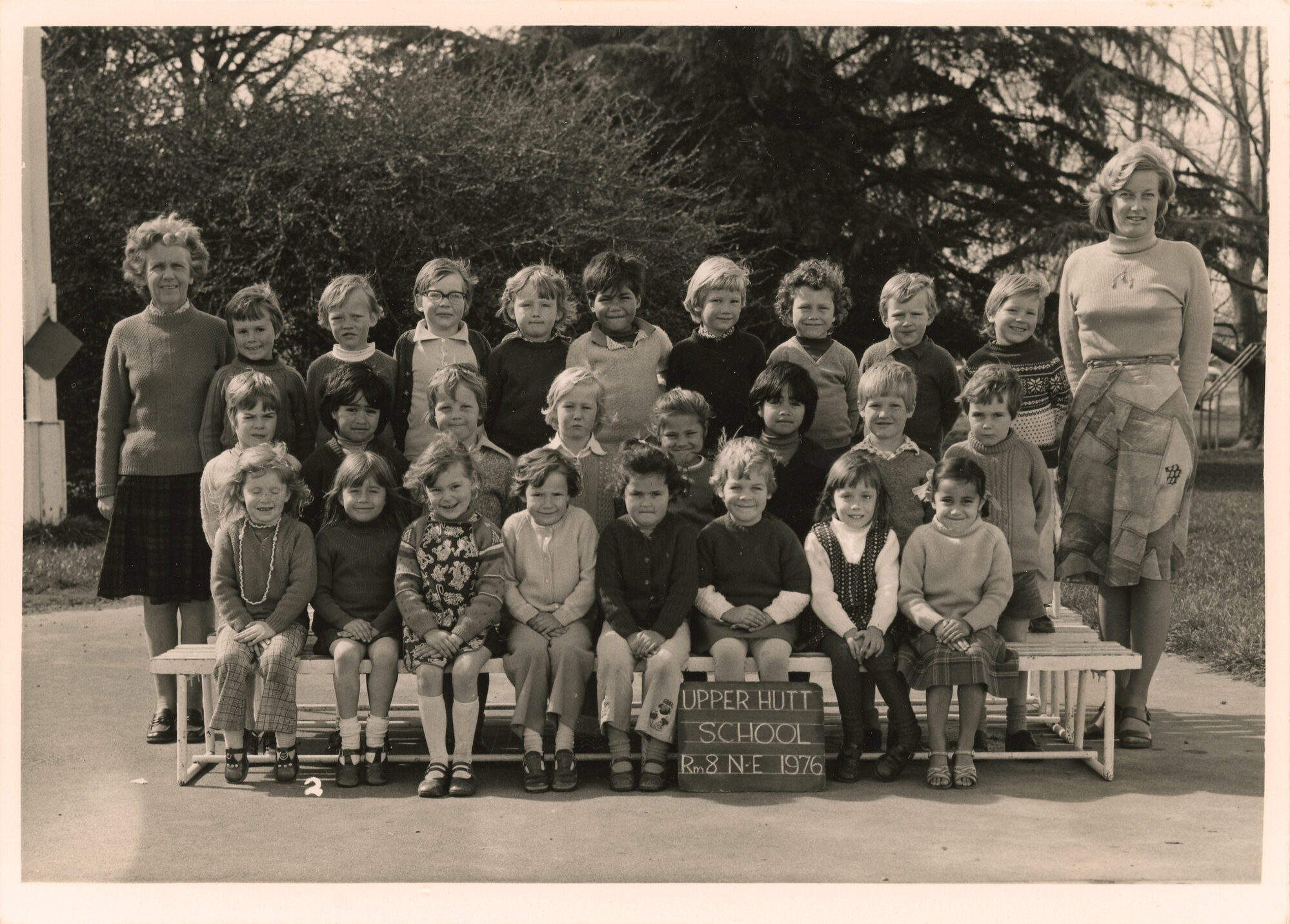 Upper Hutt School; Class photo Rm 8; 1976
