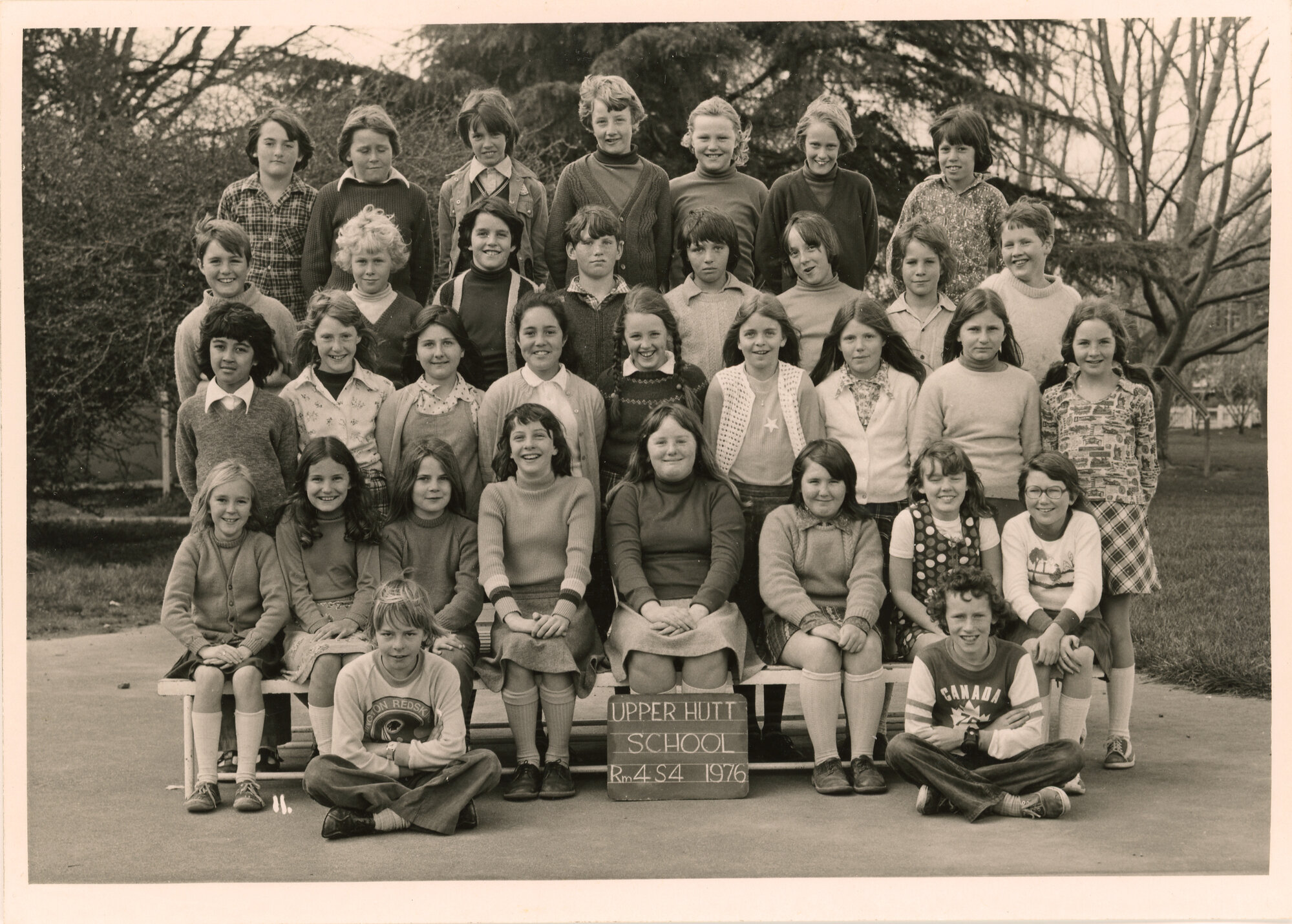Upper Hutt School; Class photo Rm 4; 1976