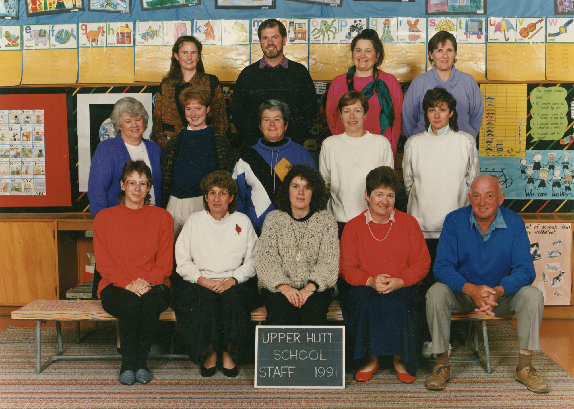 Upper Hutt School; Staff photo; 1991