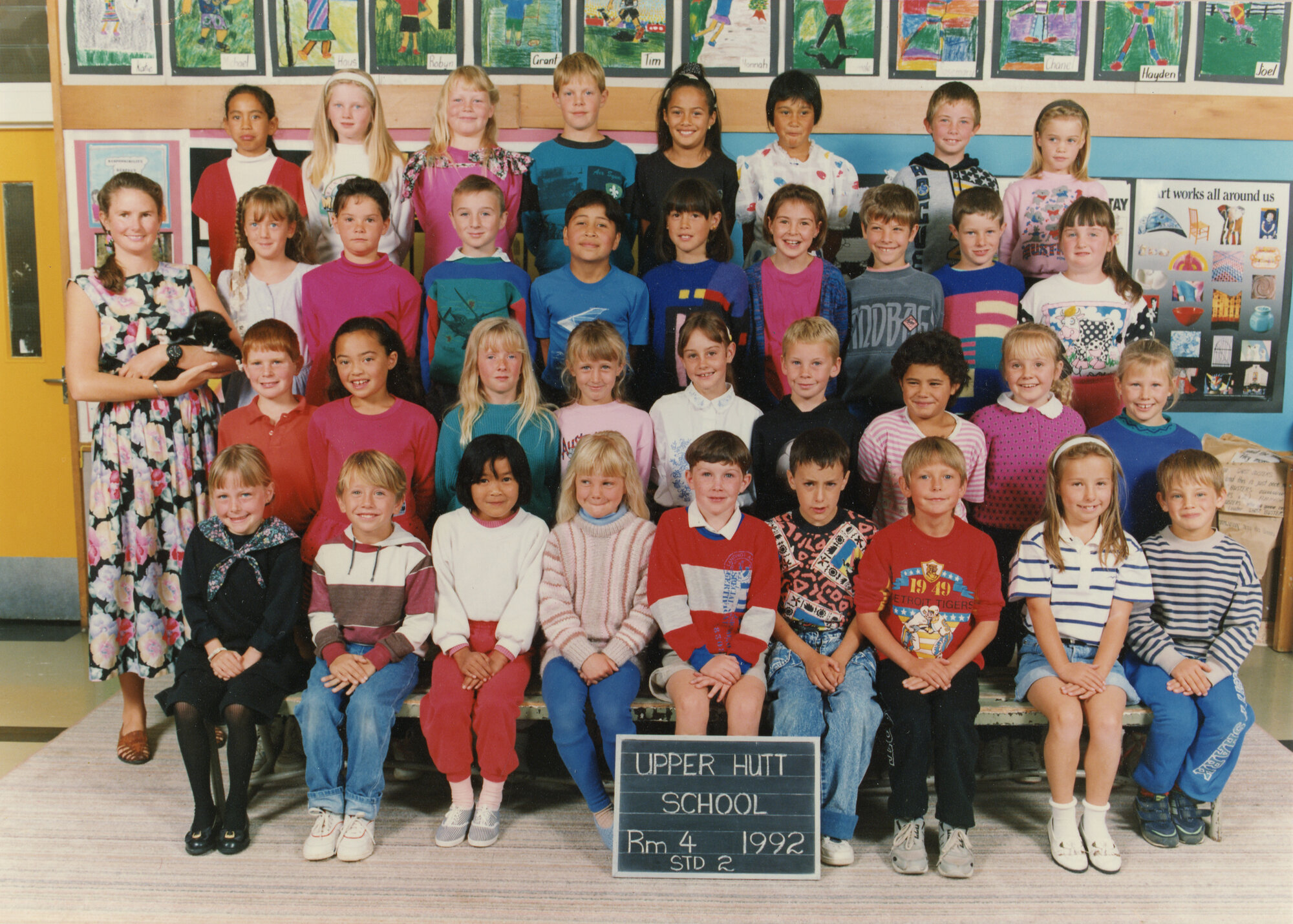Upper Hutt School; Class photo Rm 4; 1992