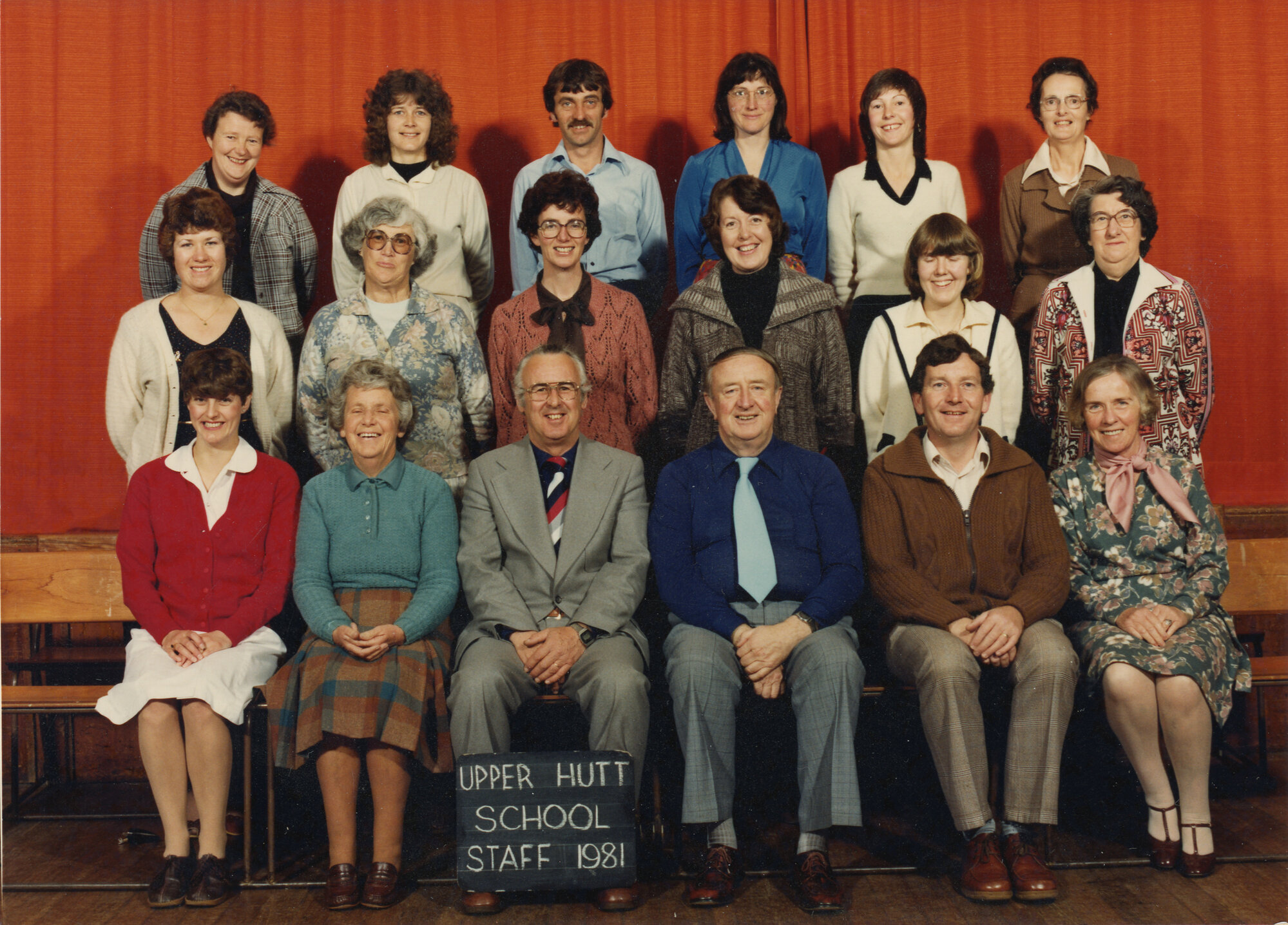 Upper Hutt School; Staff photo; 1981