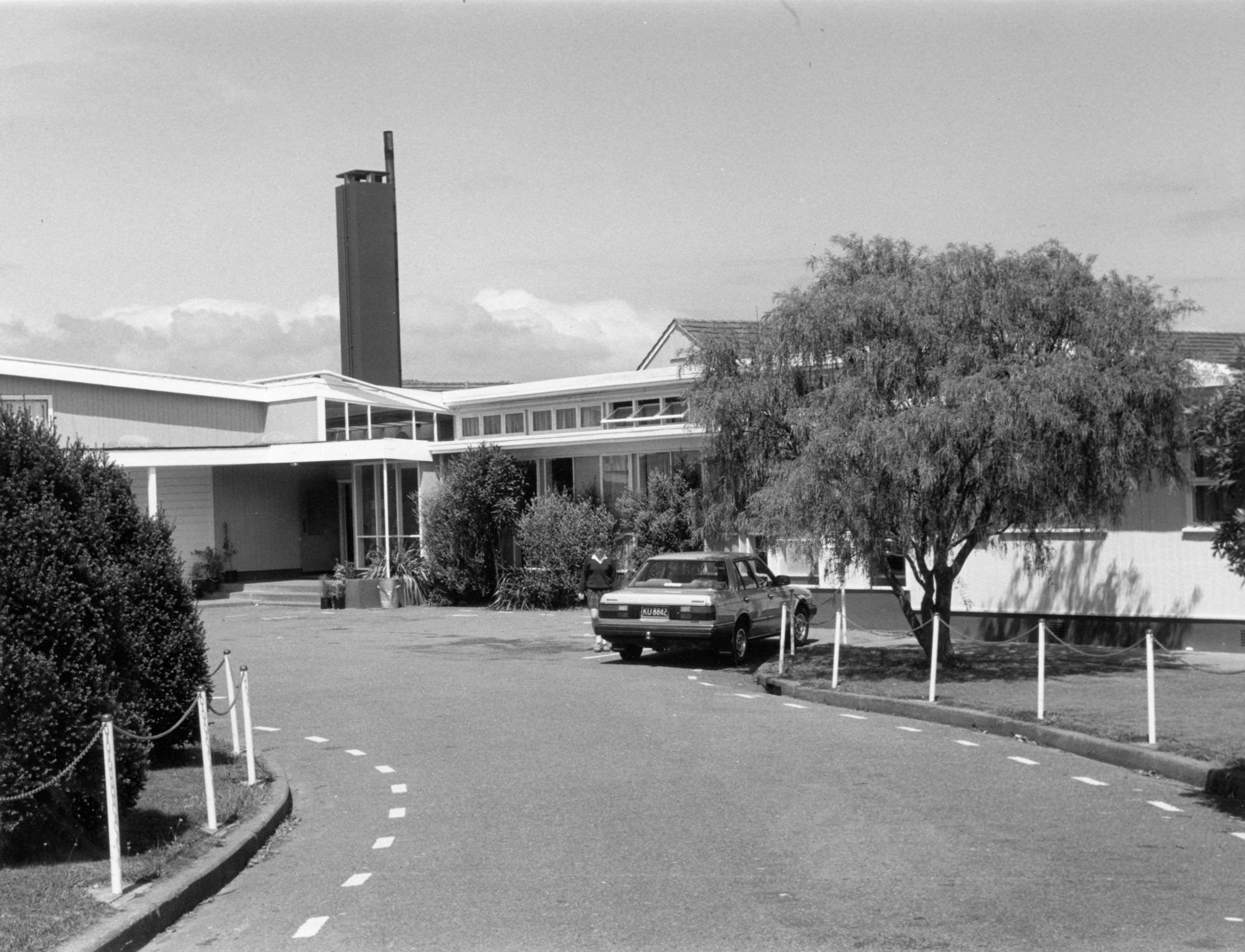 Heretaunga College from the front entrance.