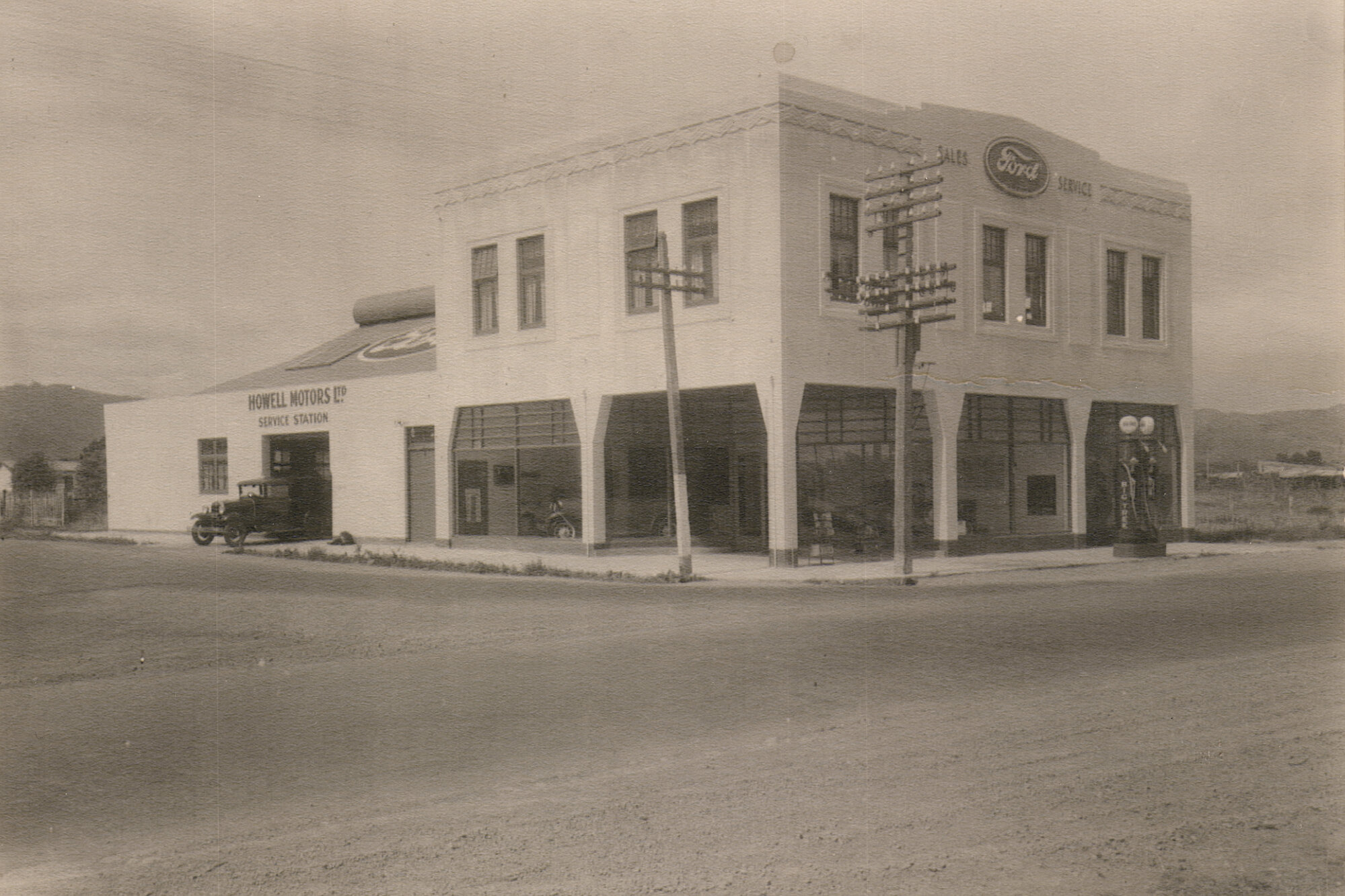 Howell Motors Ltd. Service Station,1931