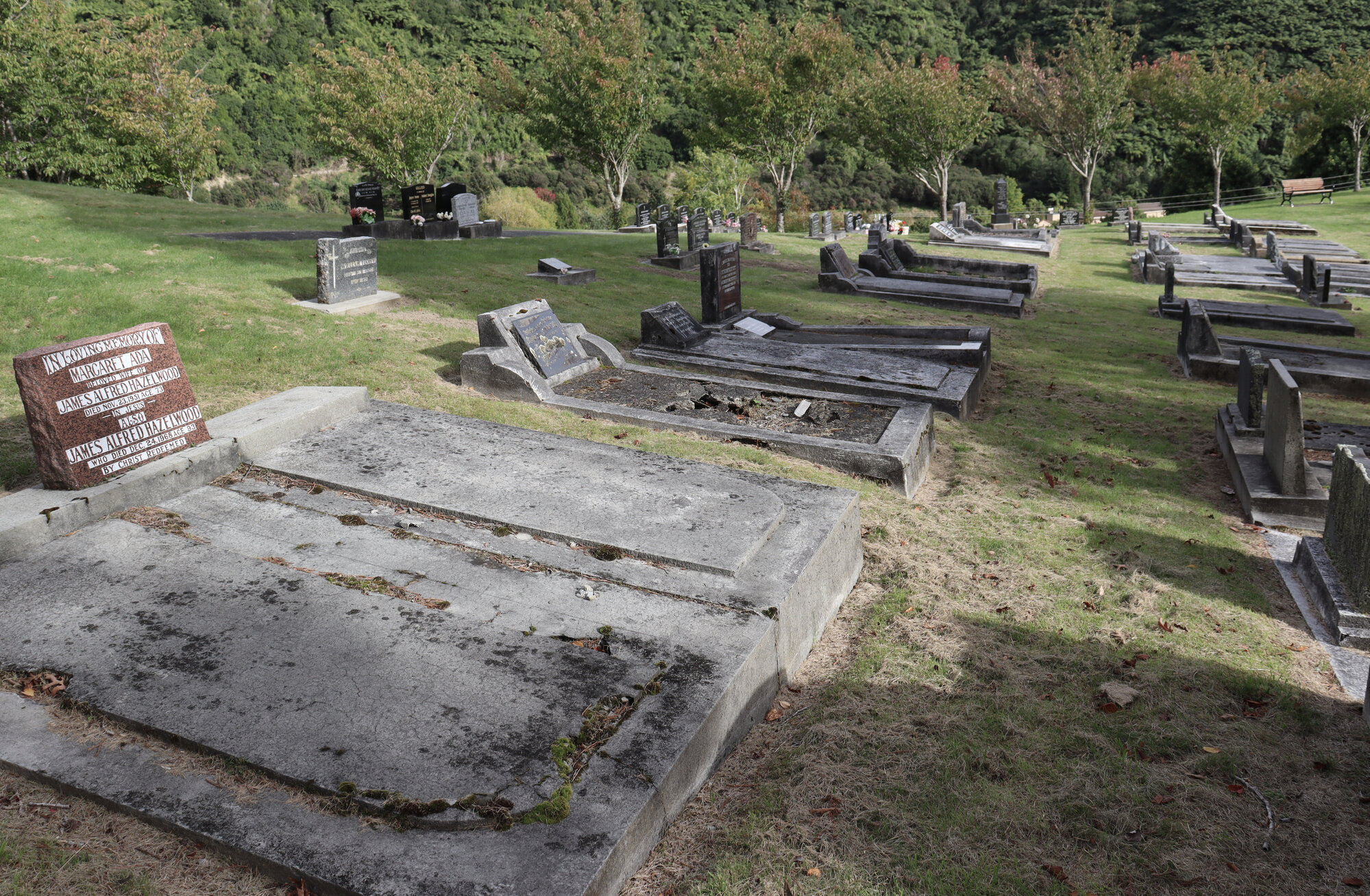 Akatārawa Cemetery; Margaret  Ada and James Alfred Hazelwood