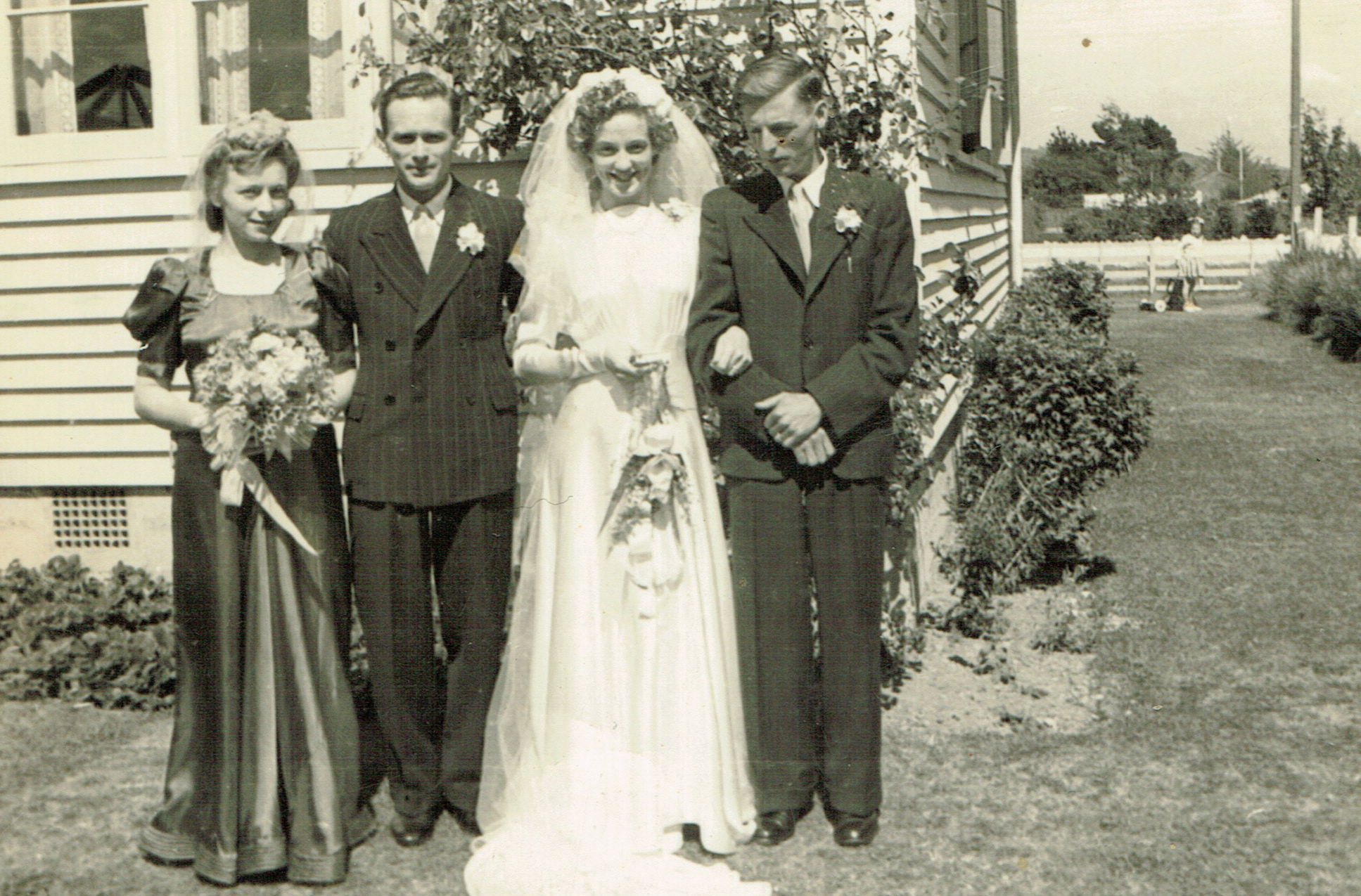 Wedding of Ivy Marriot and Sam Winterbottom; 1949