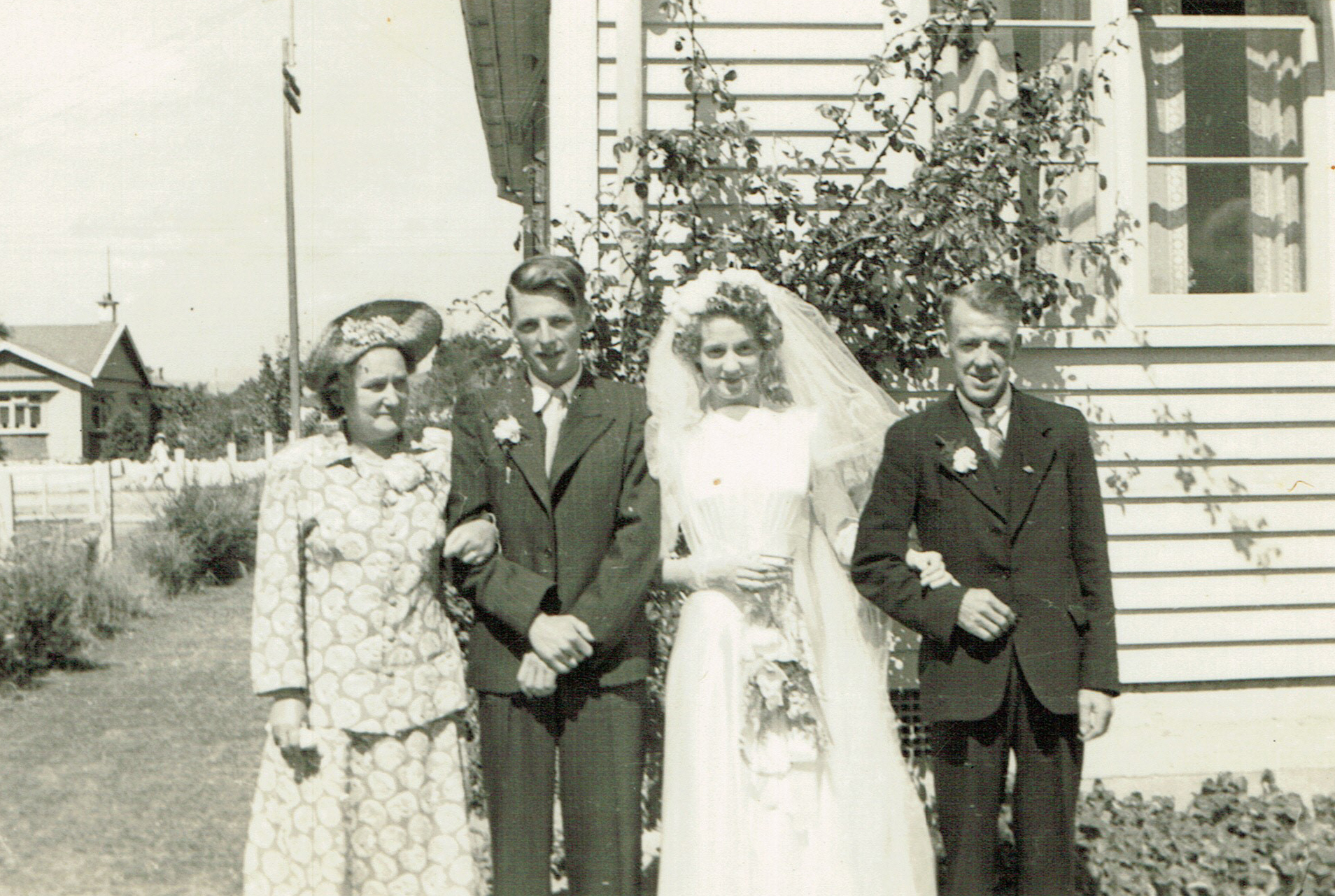 Wedding of Ivy Marriot and Sam Winterbottom; 1949