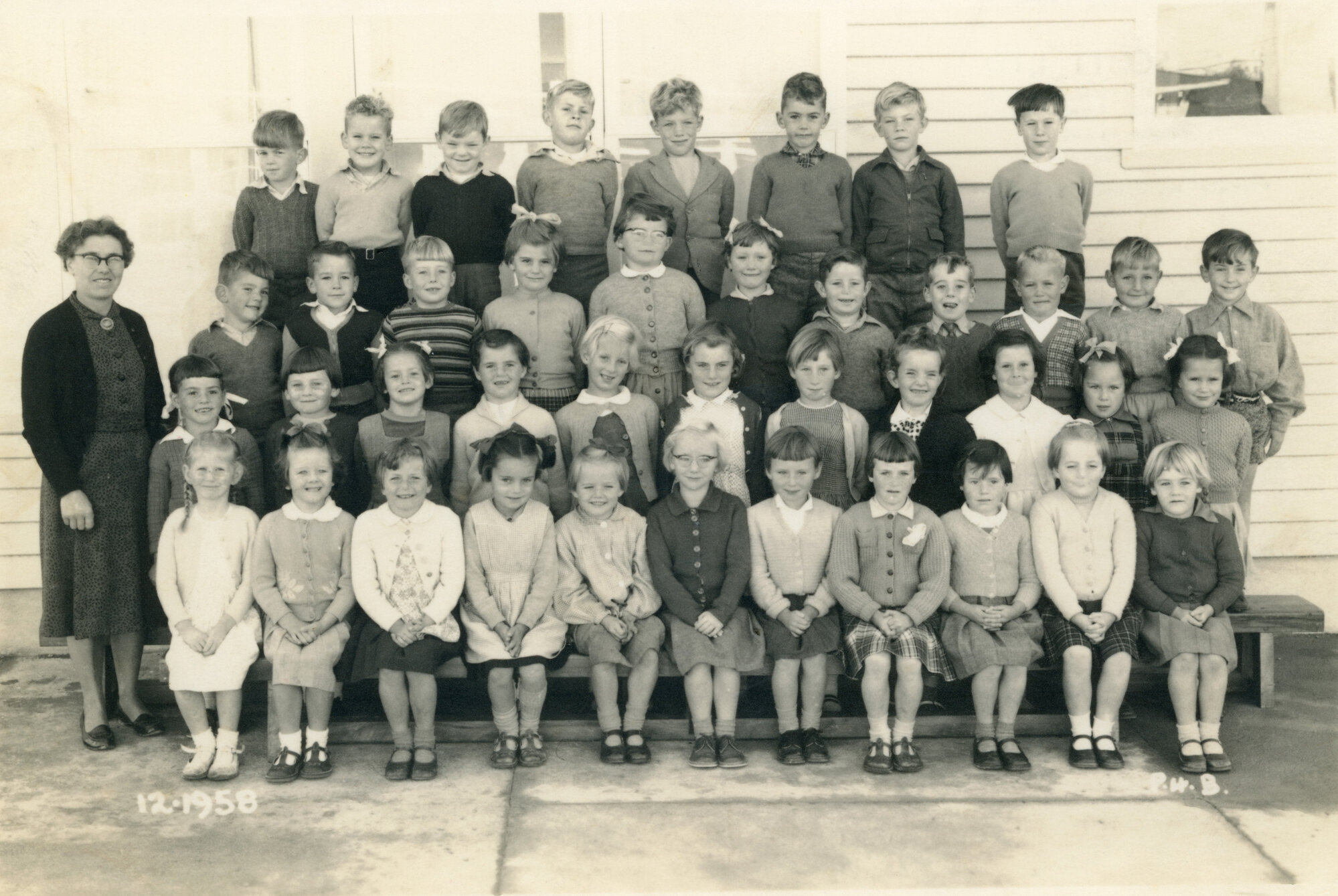 Trentham School; Class Photo; 1958