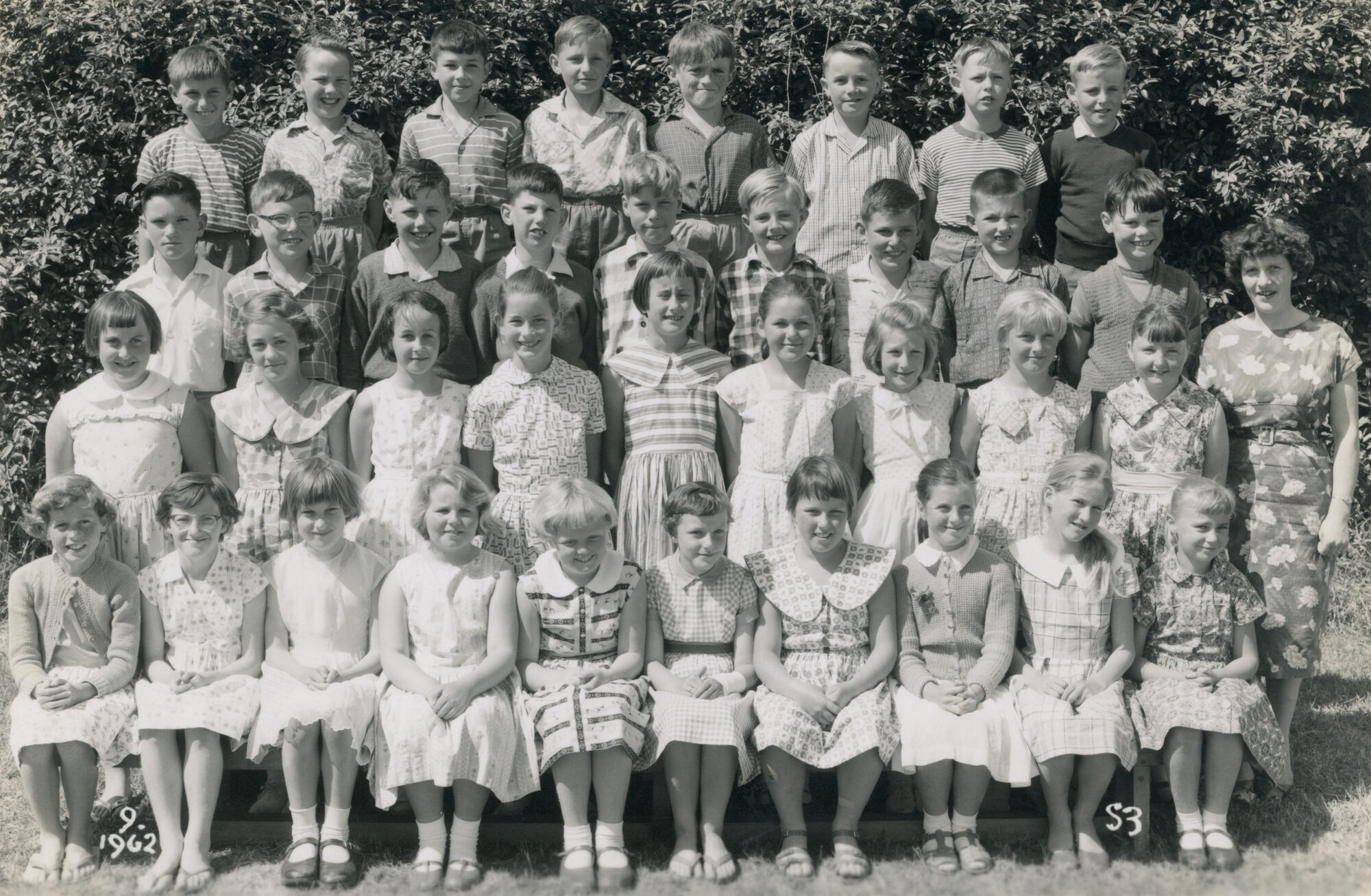 Trentham School; Class Photo; 1962